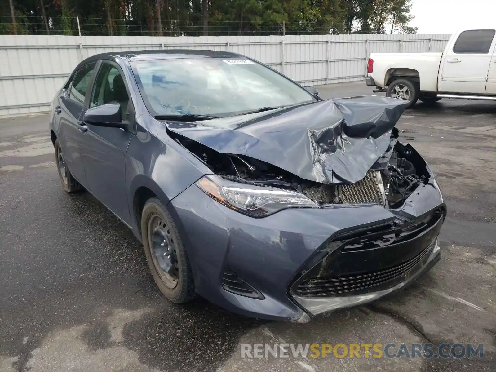 1 Photograph of a damaged car 5YFBURHE9KP948522 TOYOTA COROLLA 2019