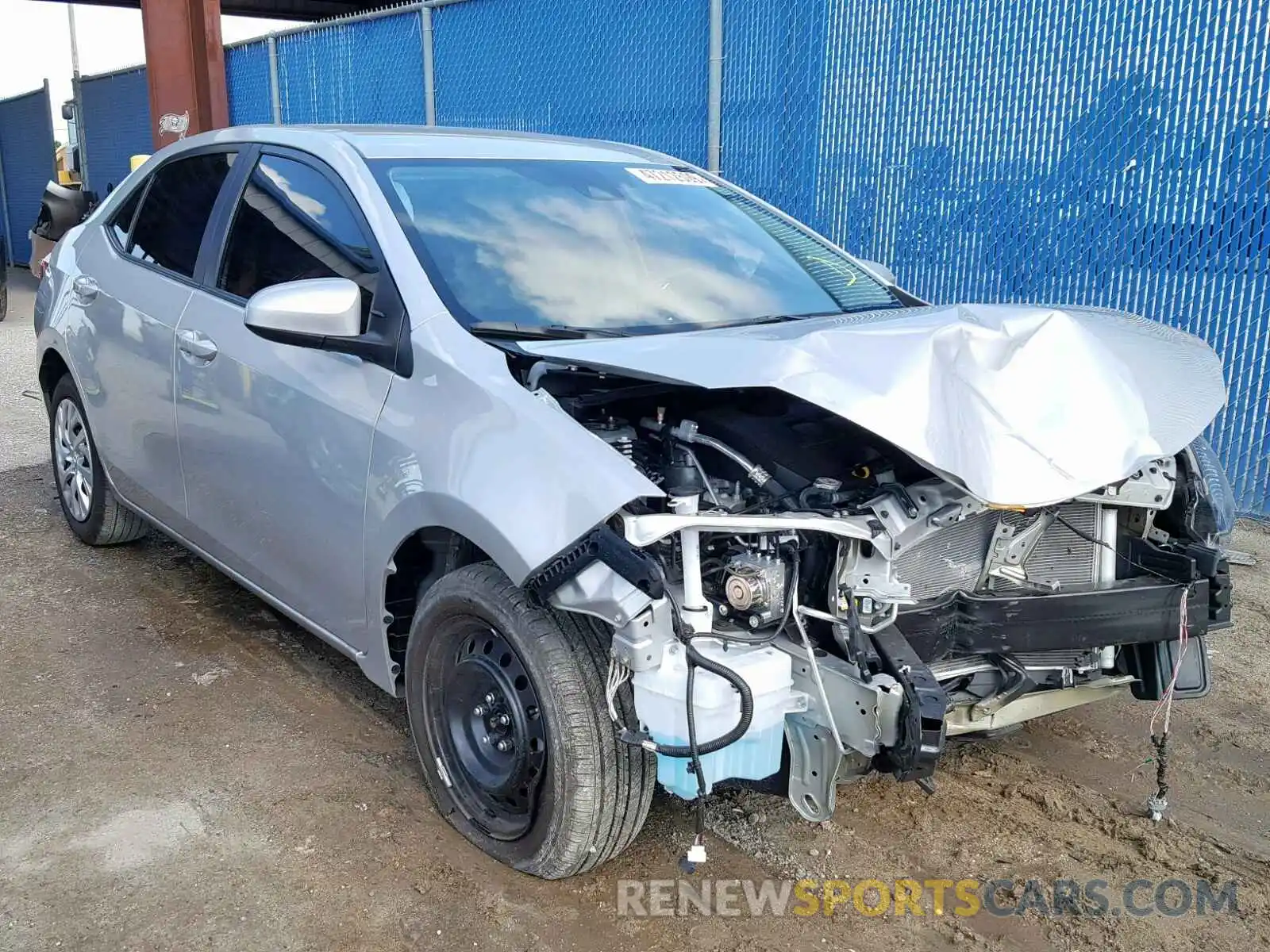 1 Photograph of a damaged car 5YFBURHE9KP948553 TOYOTA COROLLA 2019