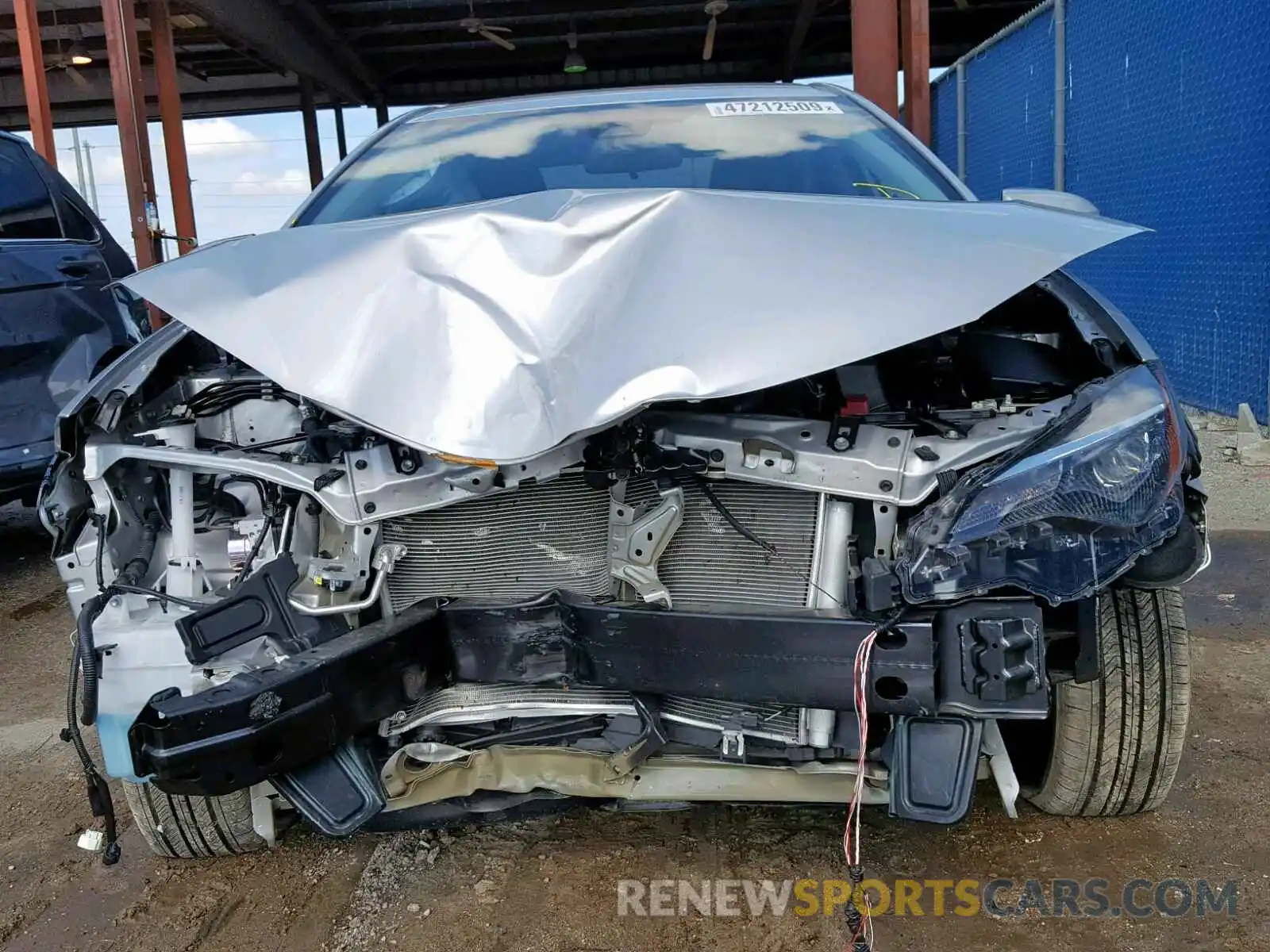 9 Photograph of a damaged car 5YFBURHE9KP948553 TOYOTA COROLLA 2019