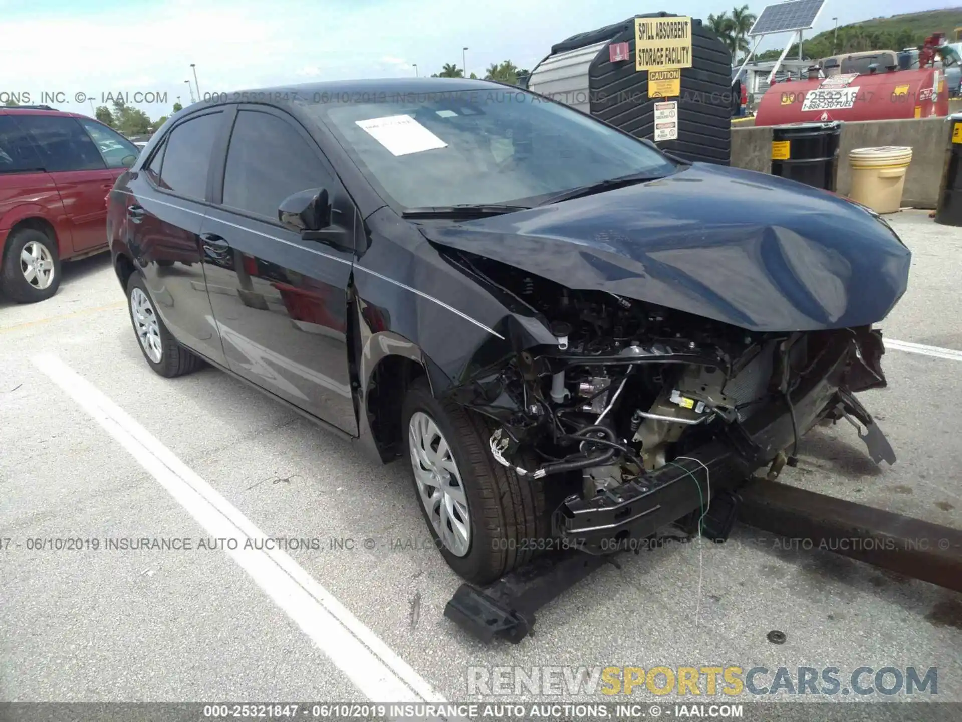 1 Photograph of a damaged car 5YFBURHE9KP948620 TOYOTA COROLLA 2019