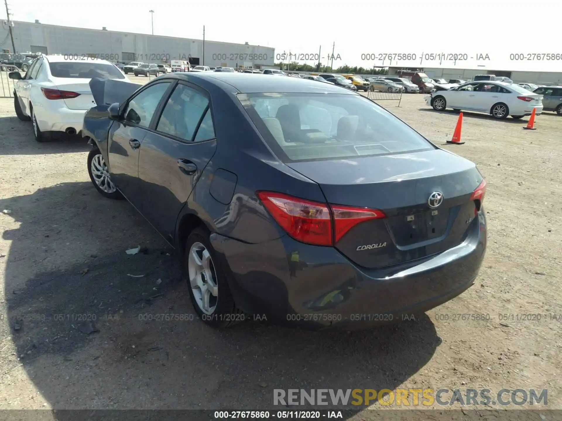 3 Photograph of a damaged car 5YFBURHE9KP948780 TOYOTA COROLLA 2019