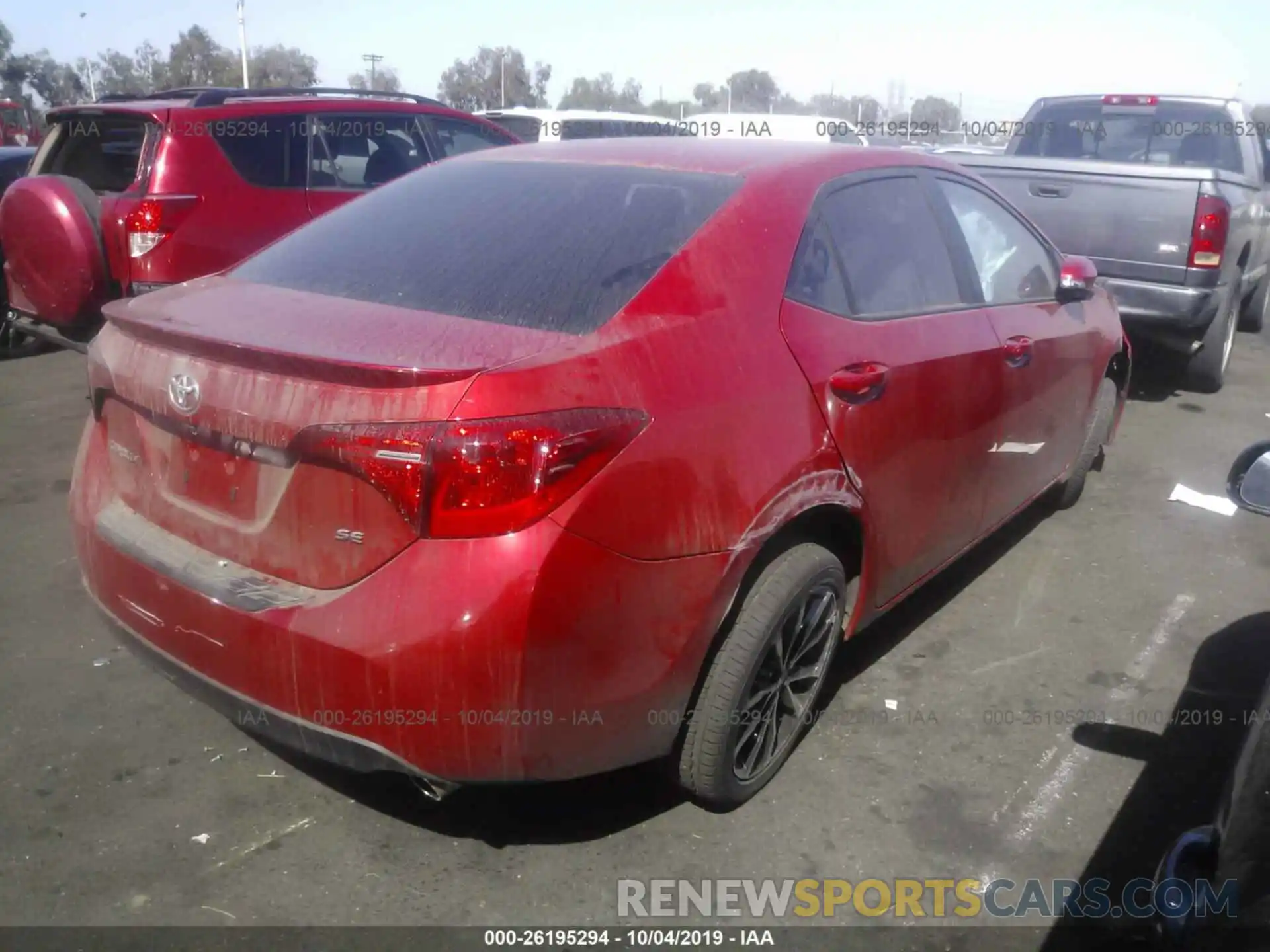 4 Photograph of a damaged car 5YFBURHE9KP948875 TOYOTA COROLLA 2019