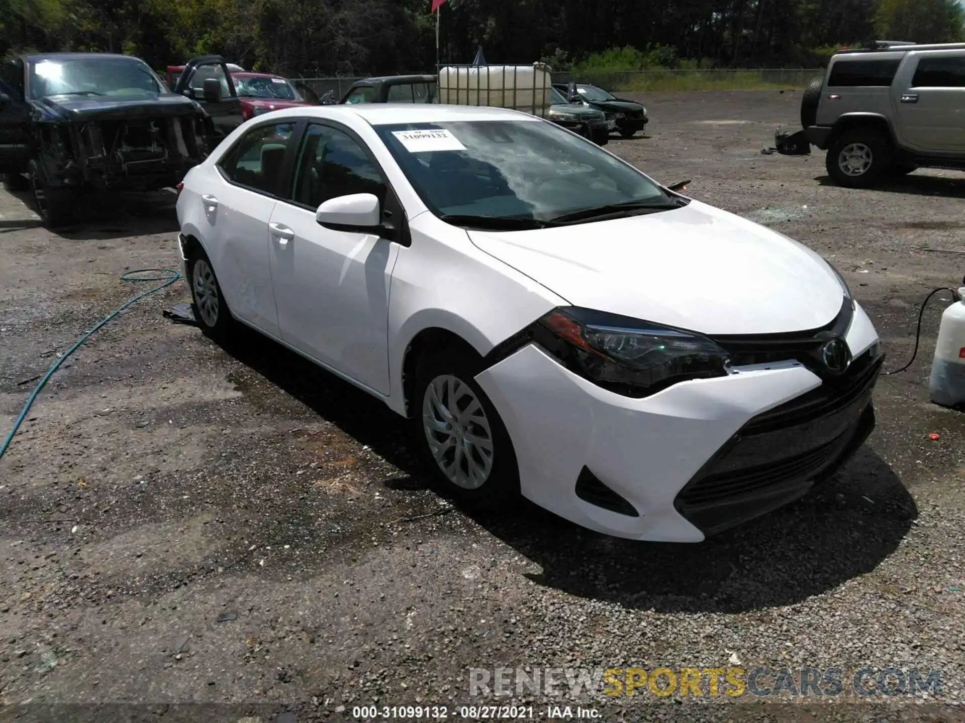 1 Photograph of a damaged car 5YFBURHE9KP949279 TOYOTA COROLLA 2019