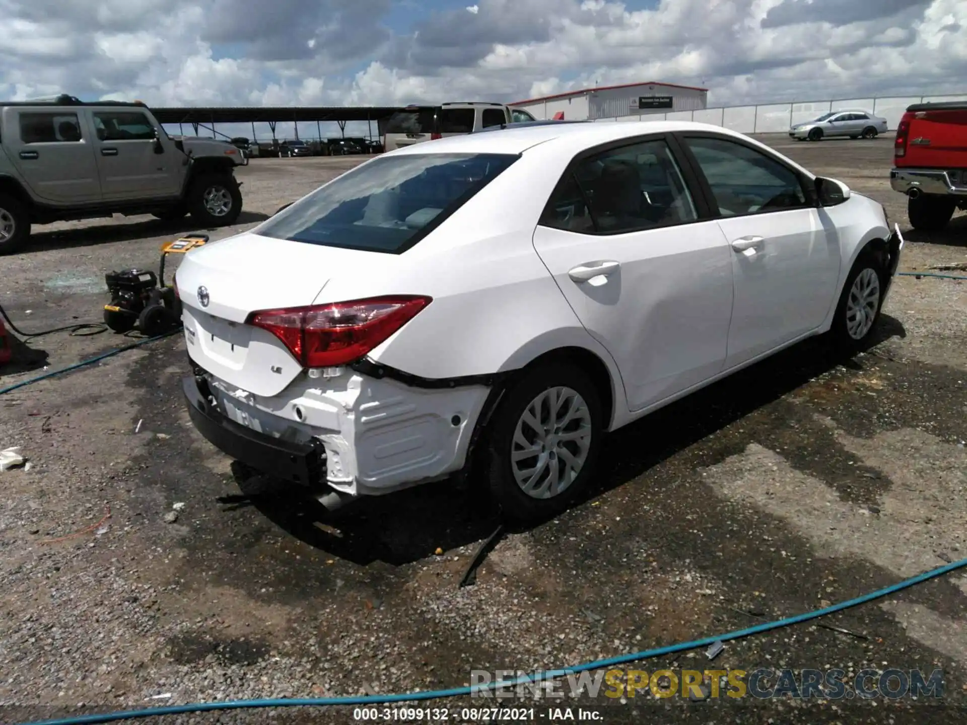 4 Photograph of a damaged car 5YFBURHE9KP949279 TOYOTA COROLLA 2019