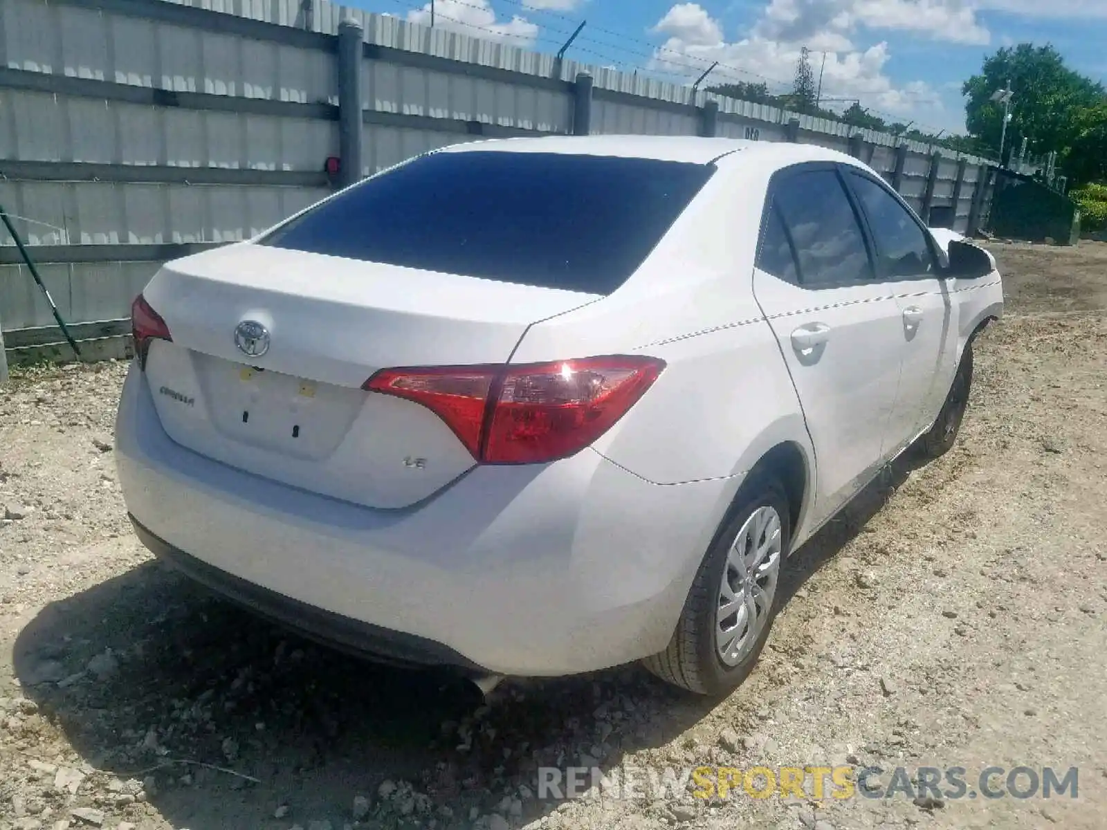 4 Photograph of a damaged car 5YFBURHE9KP949539 TOYOTA COROLLA 2019