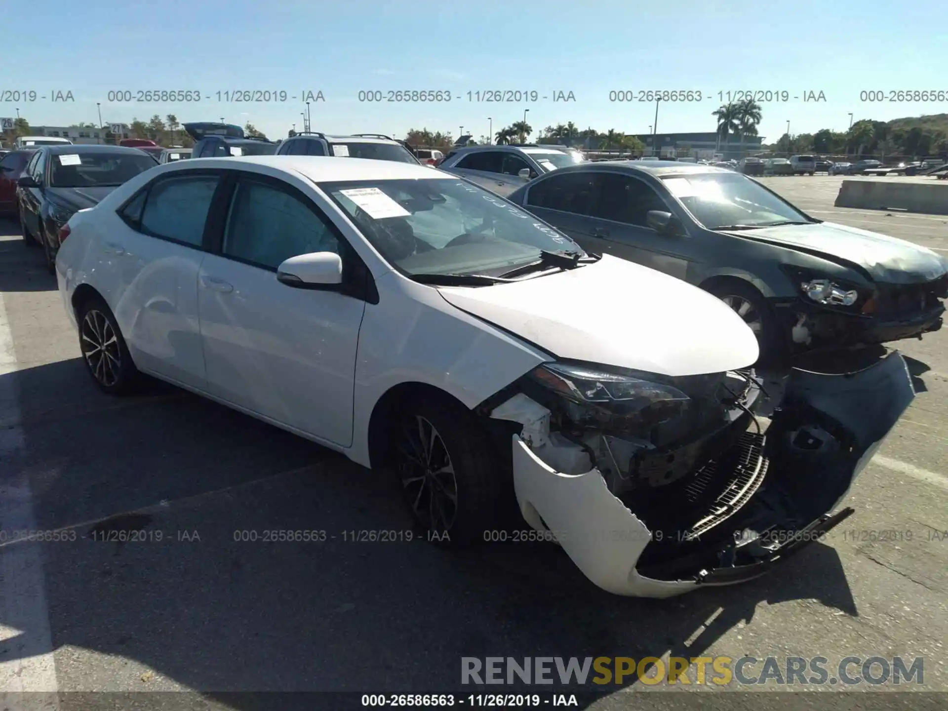 1 Photograph of a damaged car 5YFBURHE9KP949699 TOYOTA COROLLA 2019