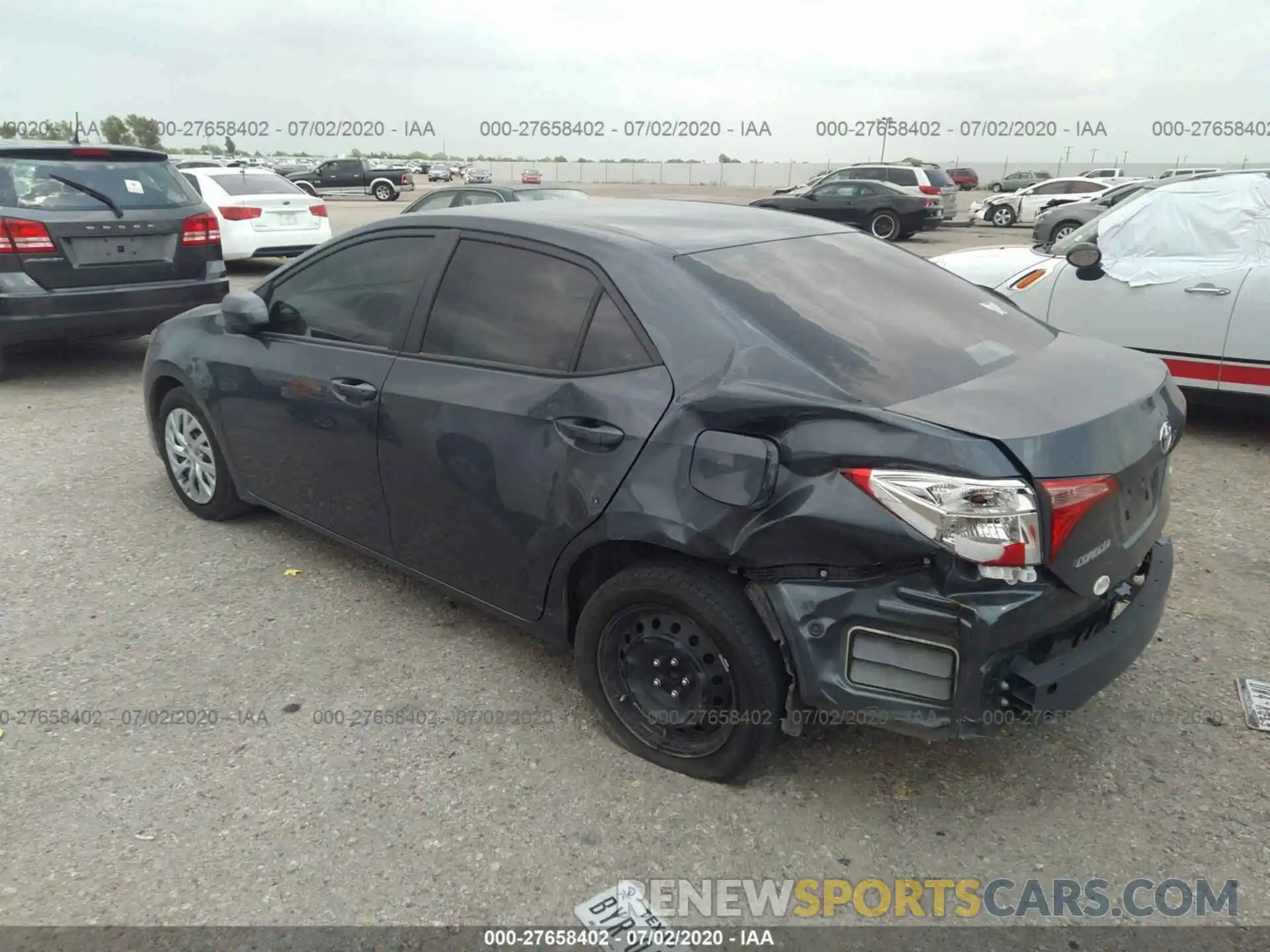 3 Photograph of a damaged car 5YFBURHE9KP949900 TOYOTA COROLLA 2019