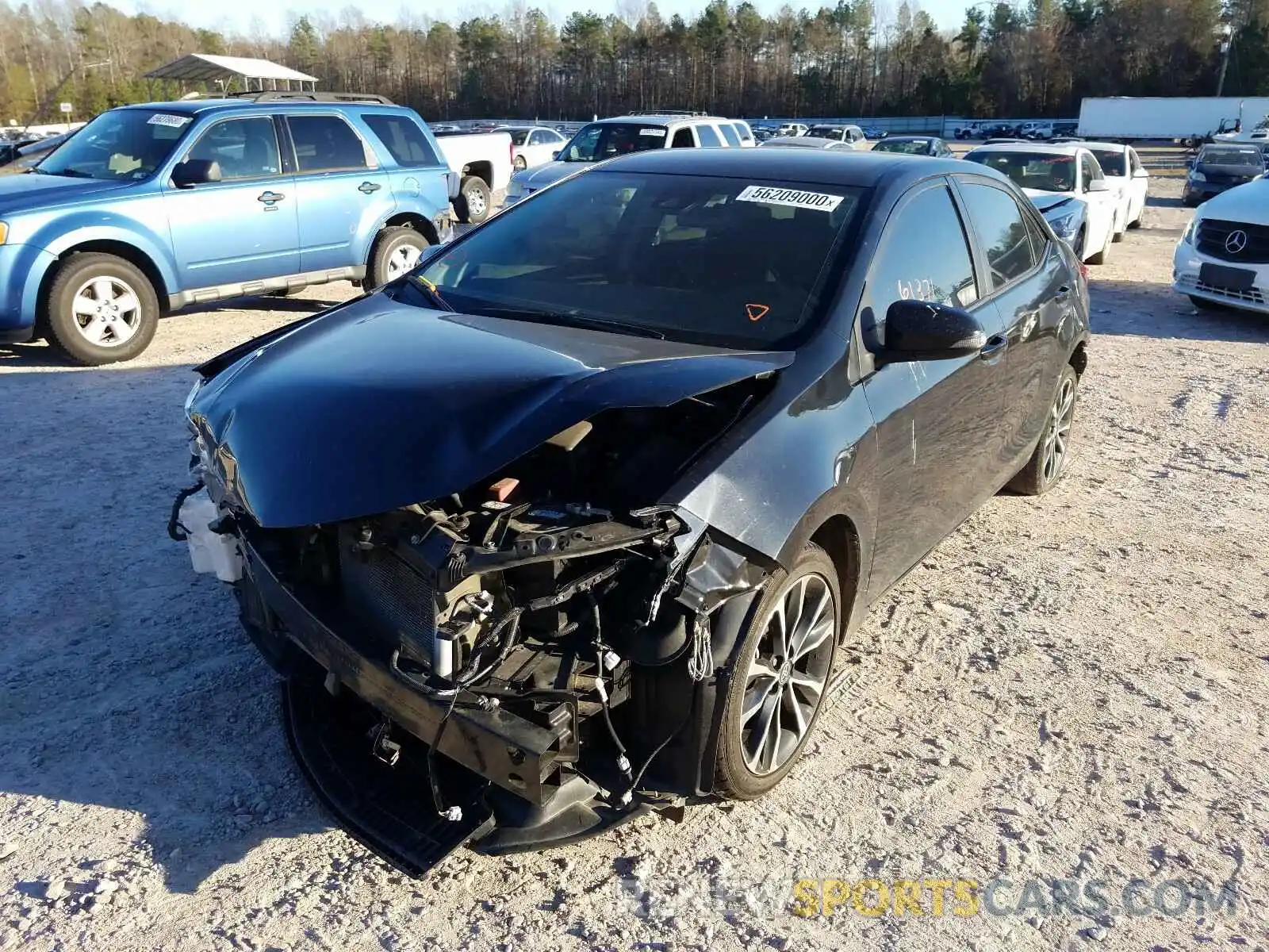 2 Photograph of a damaged car 5YFBURHEXKP856559 TOYOTA COROLLA 2019