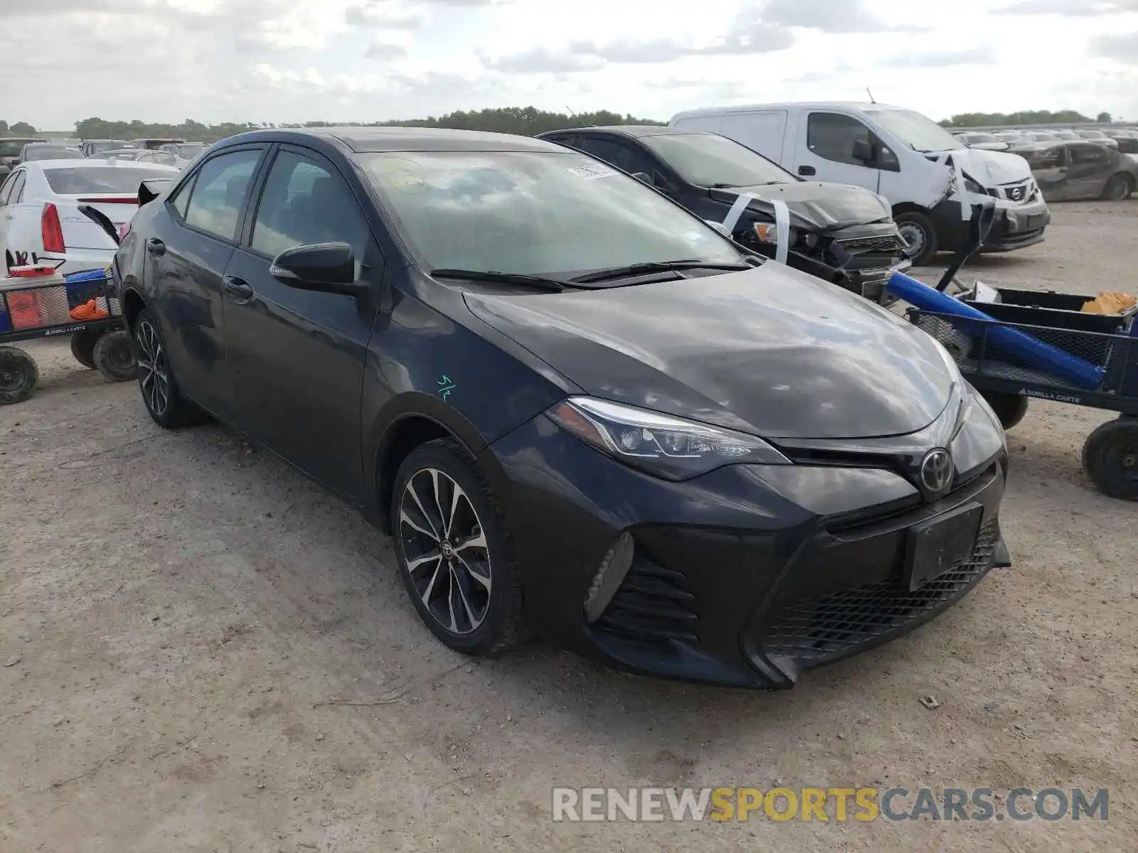 1 Photograph of a damaged car 5YFBURHEXKP856660 TOYOTA COROLLA 2019