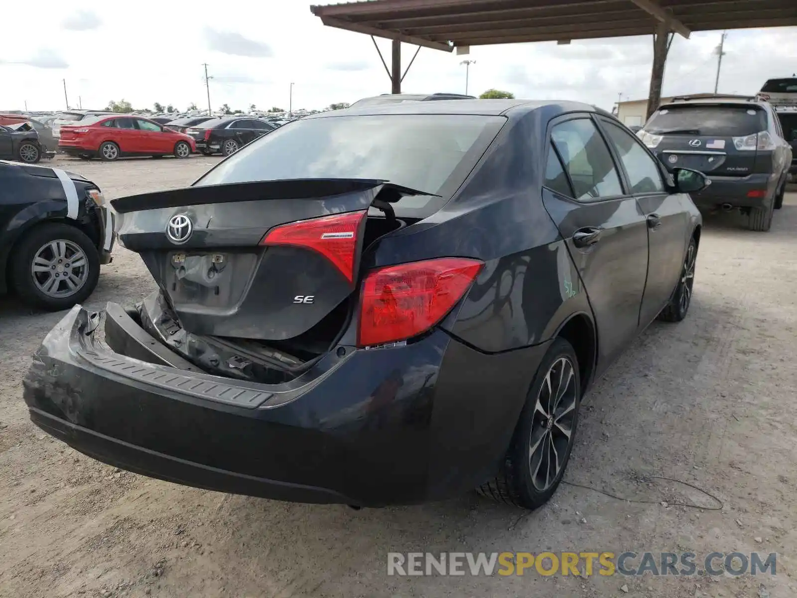 4 Photograph of a damaged car 5YFBURHEXKP856660 TOYOTA COROLLA 2019