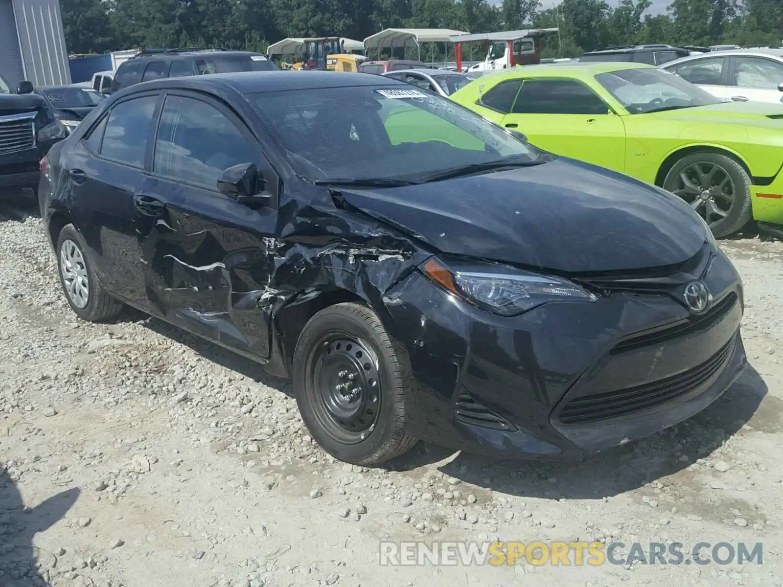 1 Photograph of a damaged car 5YFBURHEXKP857405 TOYOTA COROLLA 2019