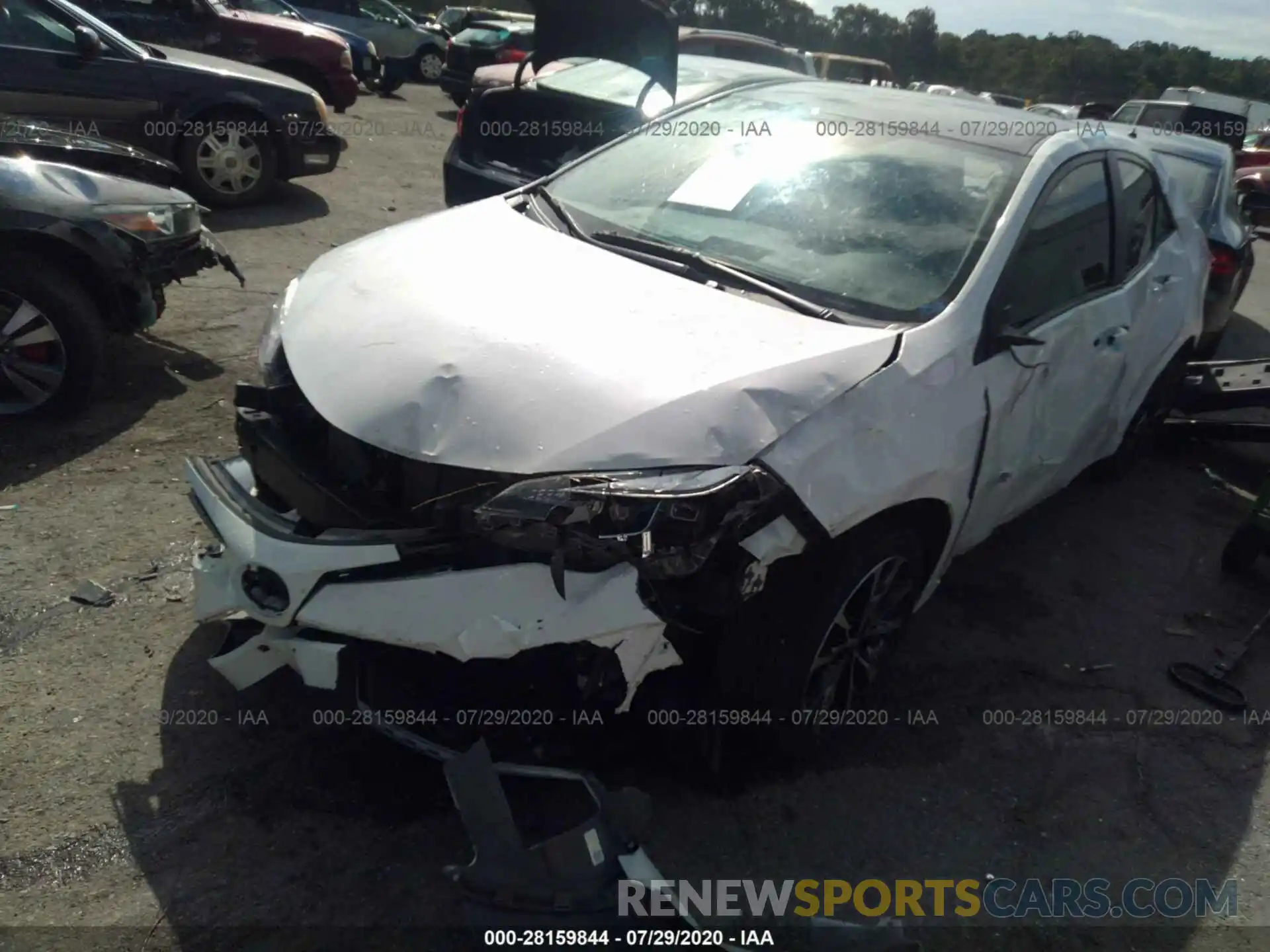 2 Photograph of a damaged car 5YFBURHEXKP857467 TOYOTA COROLLA 2019