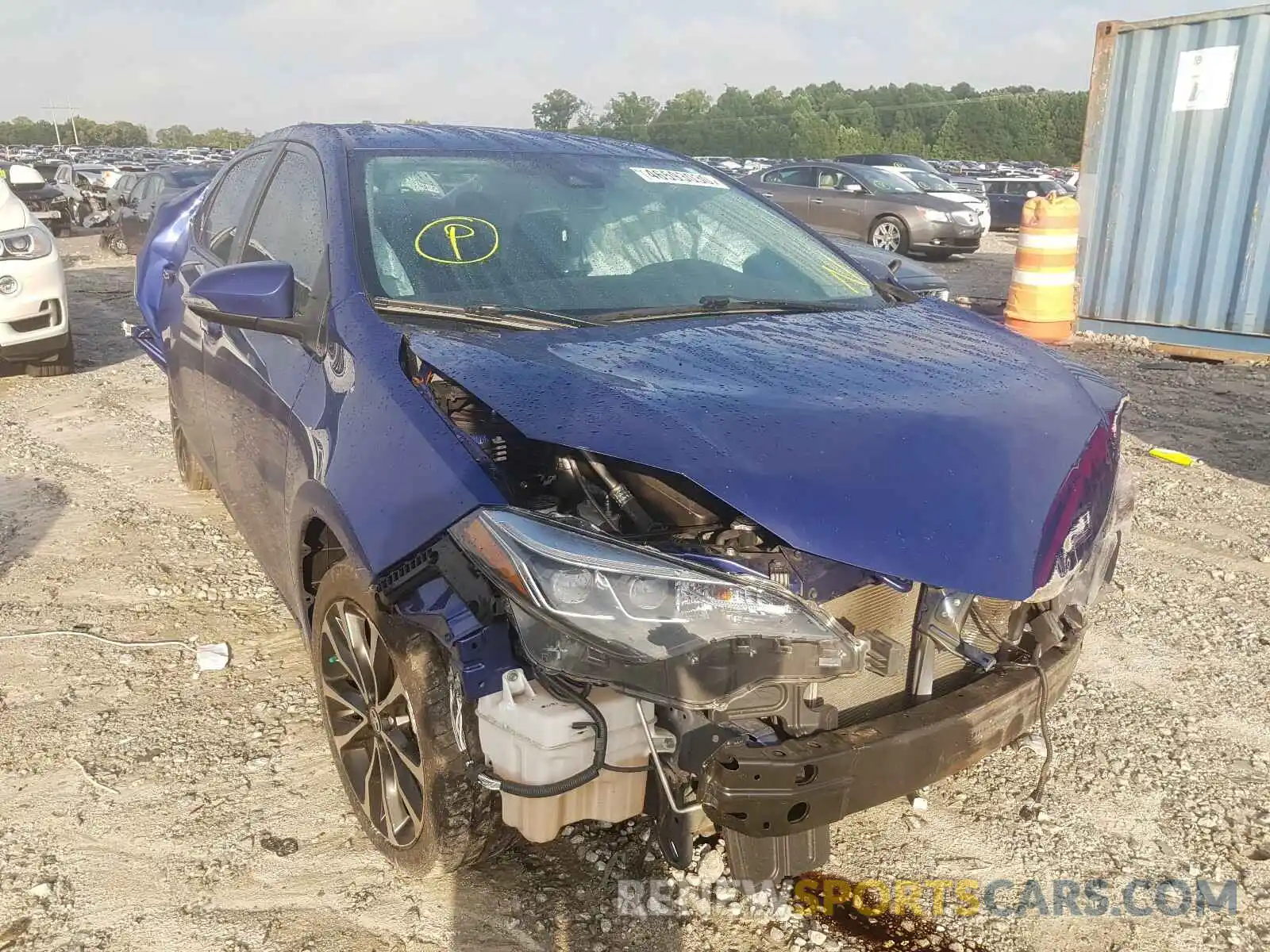 1 Photograph of a damaged car 5YFBURHEXKP857839 TOYOTA COROLLA 2019