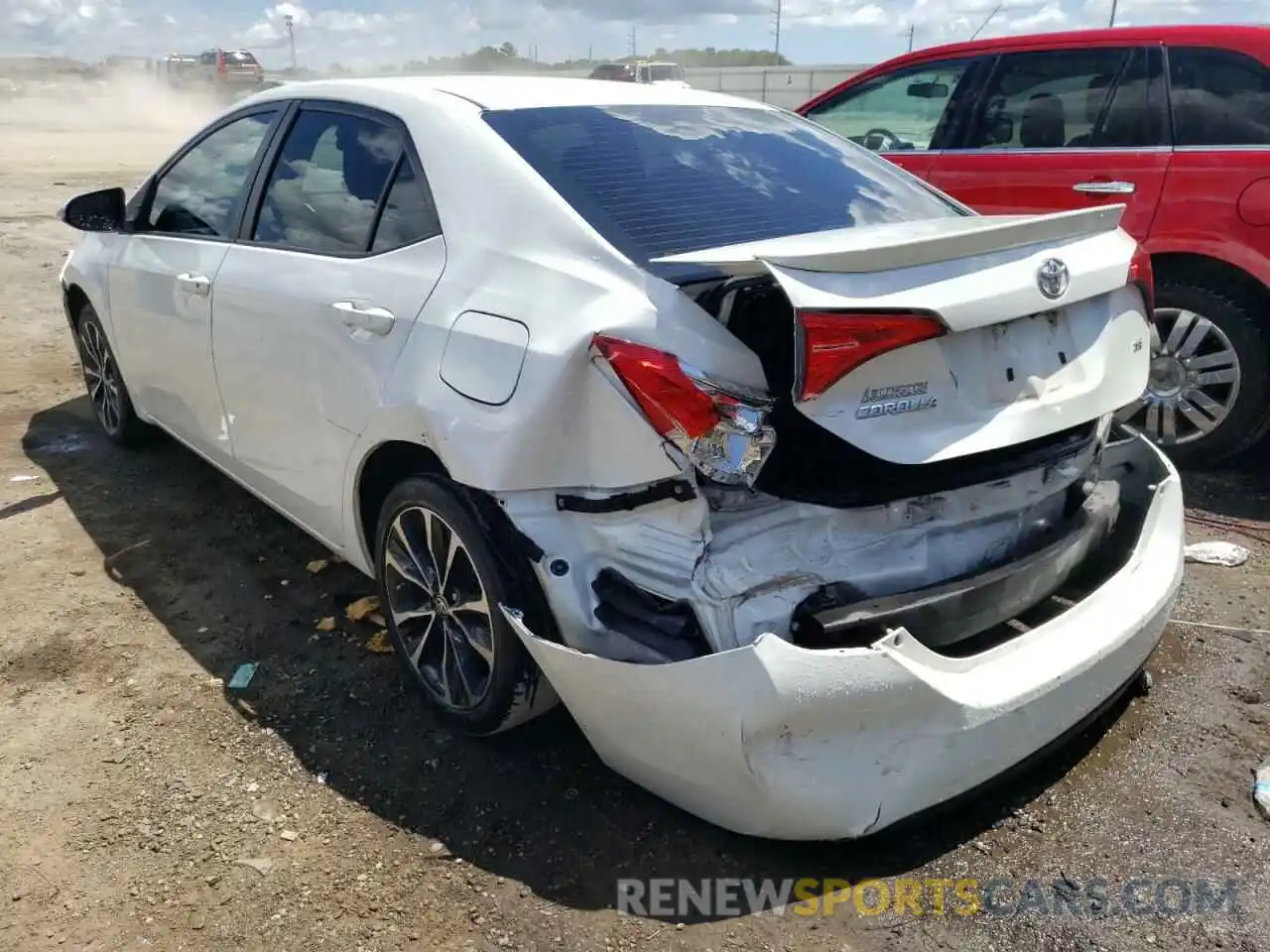 3 Photograph of a damaged car 5YFBURHEXKP857856 TOYOTA COROLLA 2019