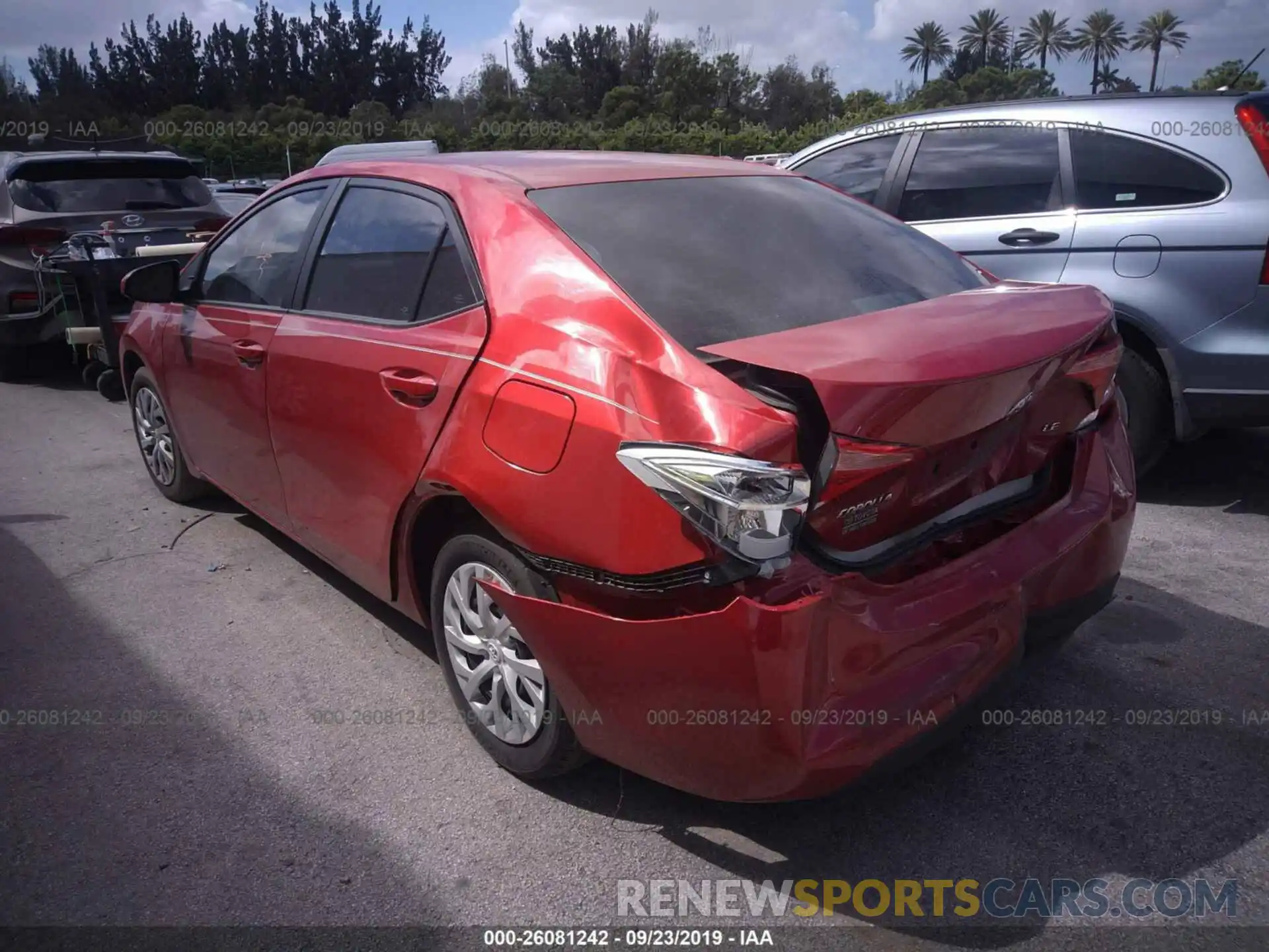 3 Photograph of a damaged car 5YFBURHEXKP858568 TOYOTA COROLLA 2019