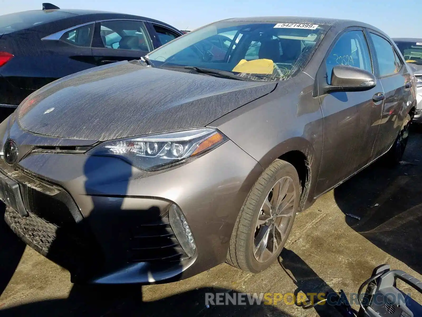 2 Photograph of a damaged car 5YFBURHEXKP858733 TOYOTA COROLLA 2019