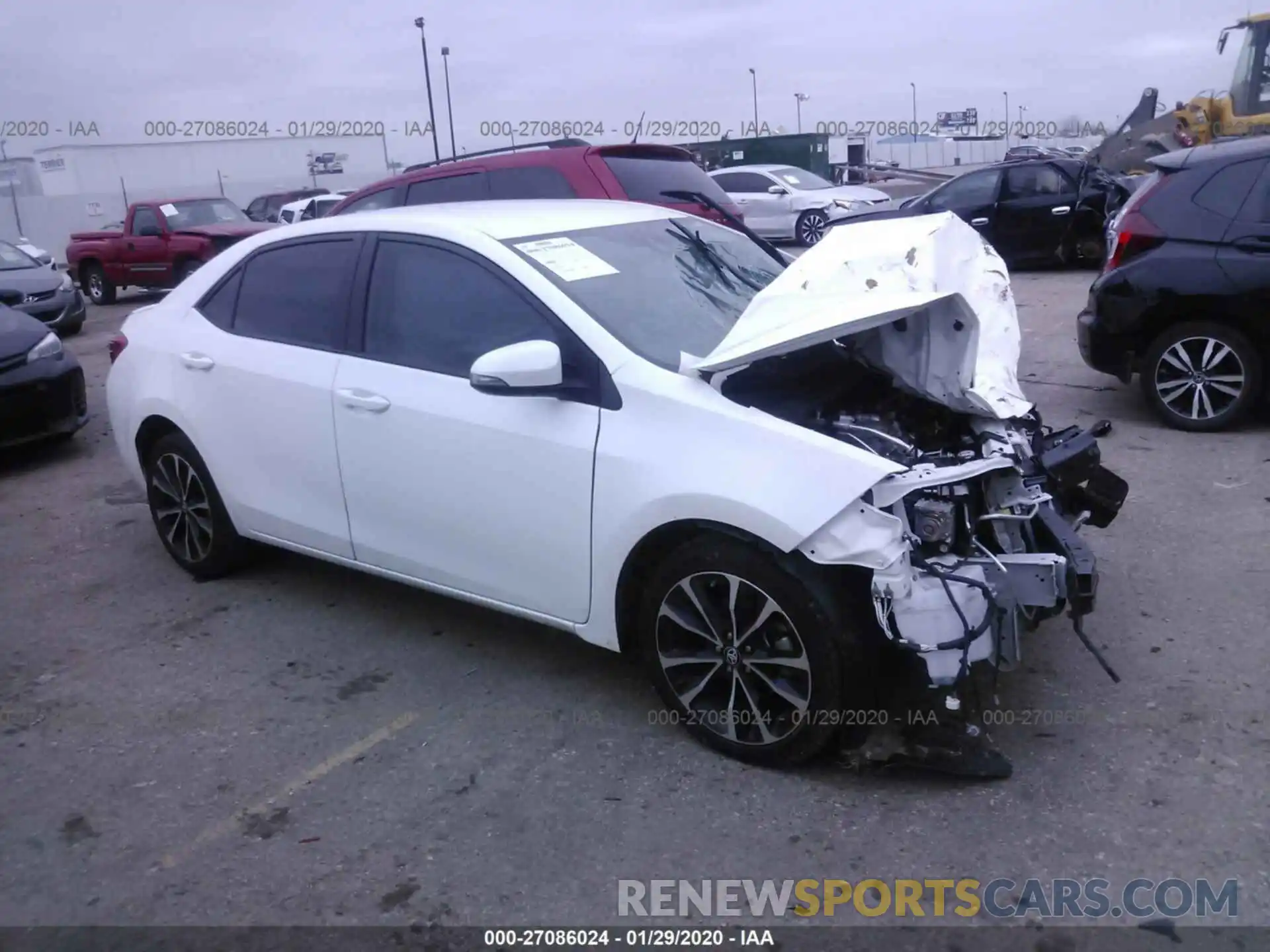 1 Photograph of a damaged car 5YFBURHEXKP858862 TOYOTA COROLLA 2019