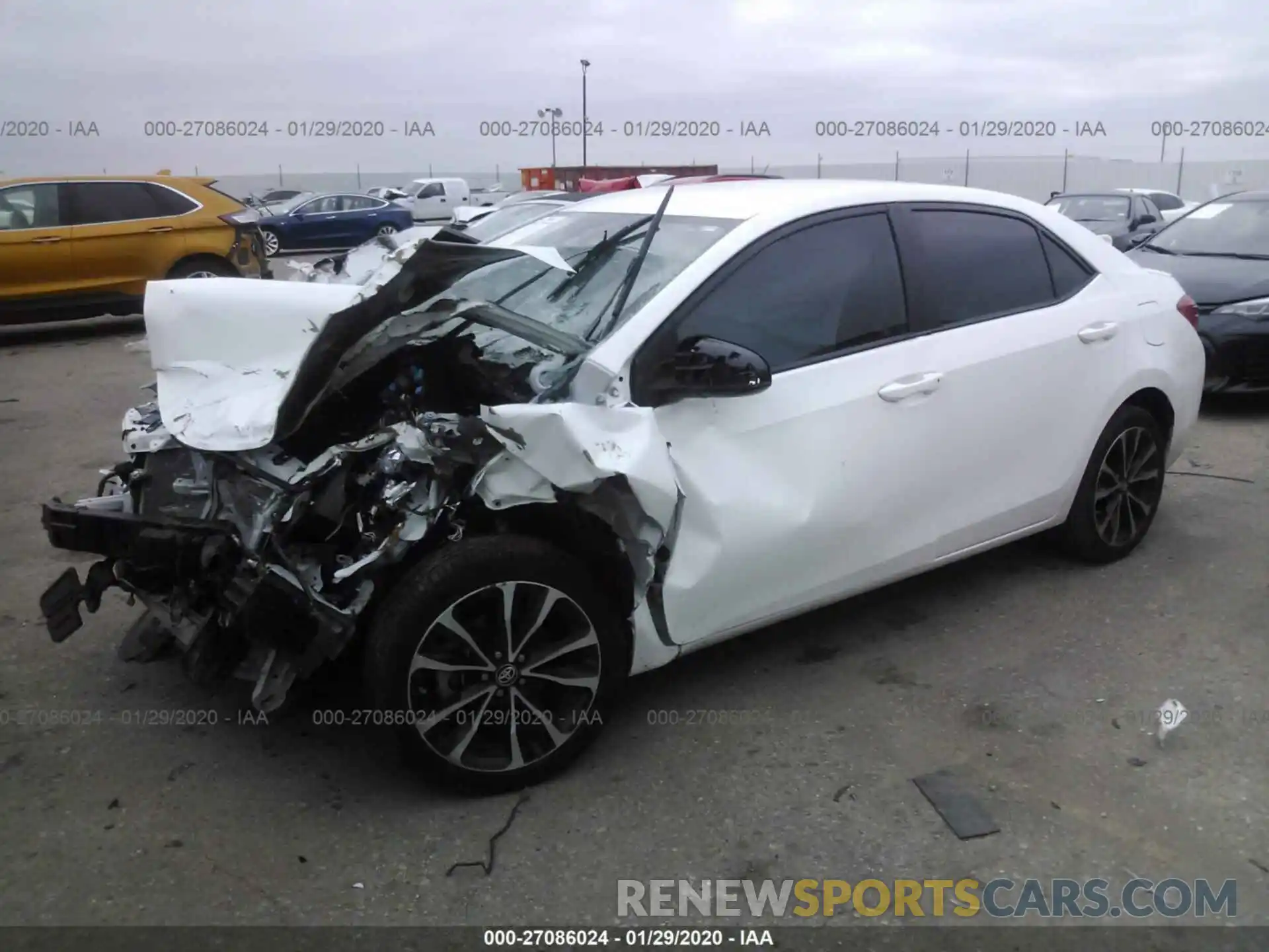 2 Photograph of a damaged car 5YFBURHEXKP858862 TOYOTA COROLLA 2019