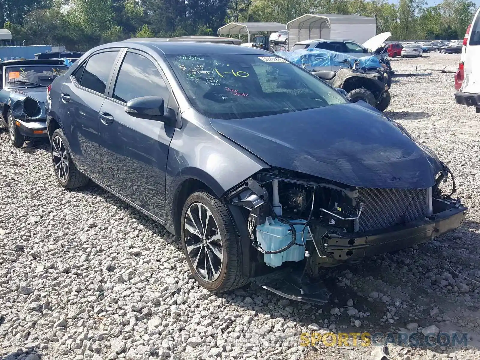 1 Photograph of a damaged car 5YFBURHEXKP859199 TOYOTA COROLLA 2019