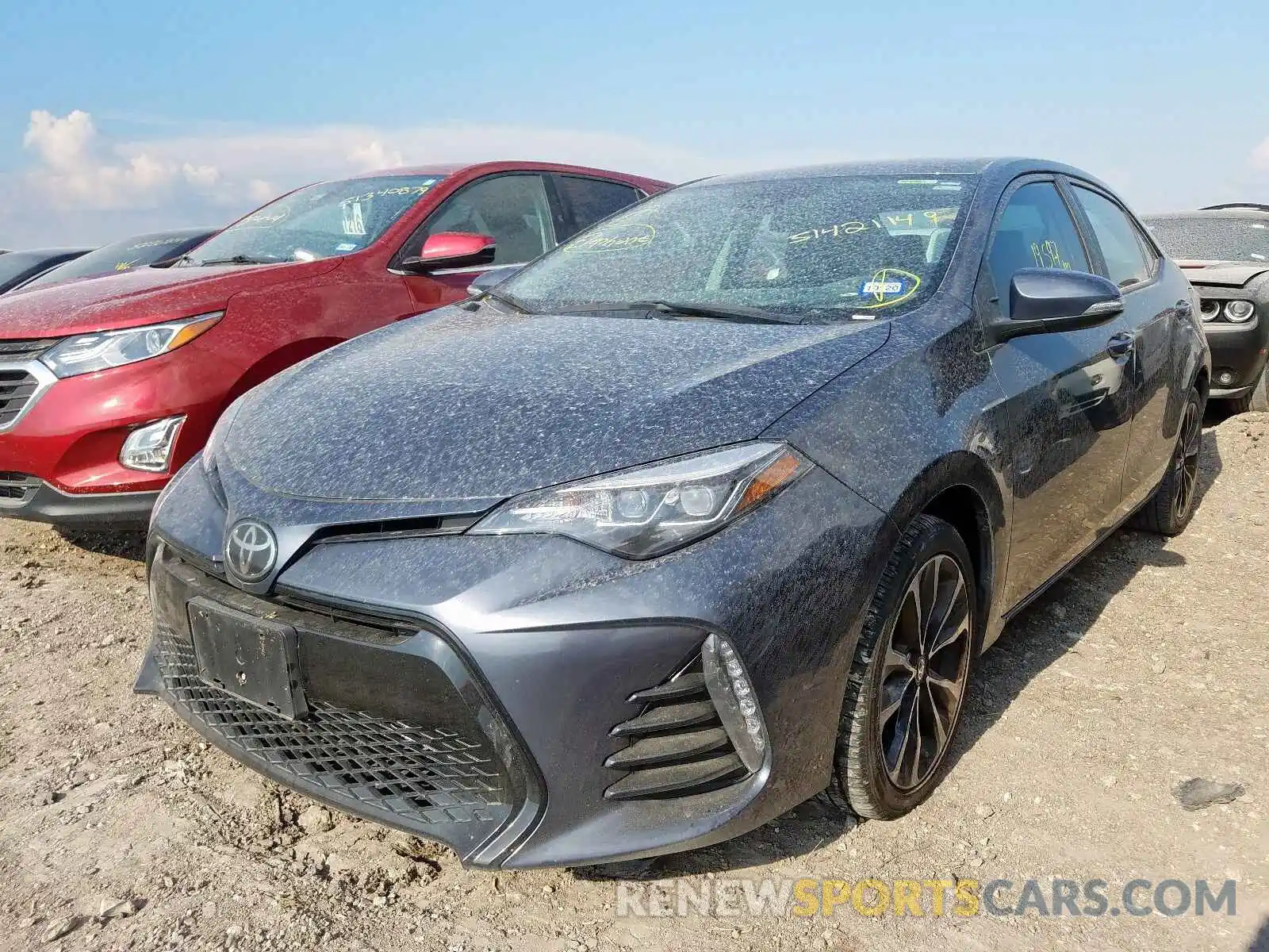 2 Photograph of a damaged car 5YFBURHEXKP859476 TOYOTA COROLLA 2019