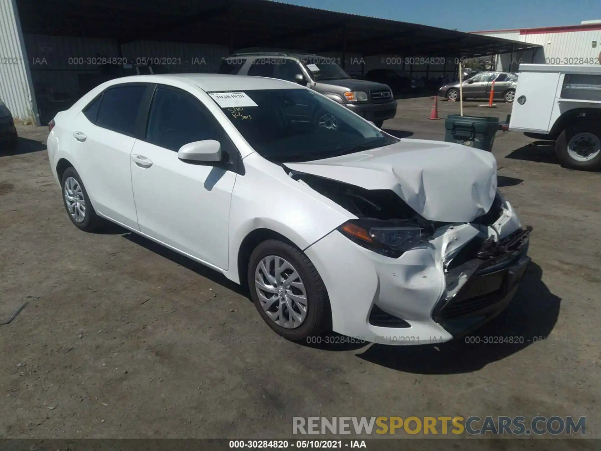 1 Photograph of a damaged car 5YFBURHEXKP859655 TOYOTA COROLLA 2019