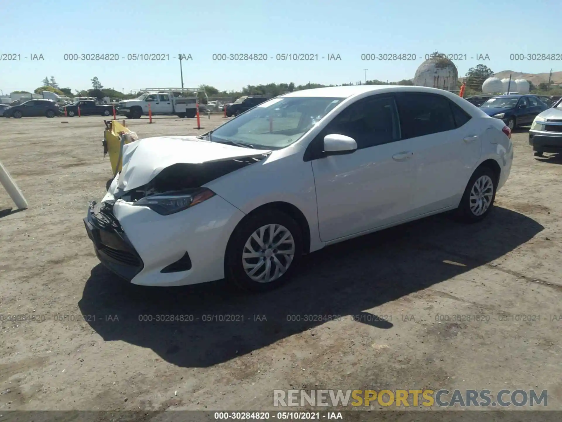 2 Photograph of a damaged car 5YFBURHEXKP859655 TOYOTA COROLLA 2019