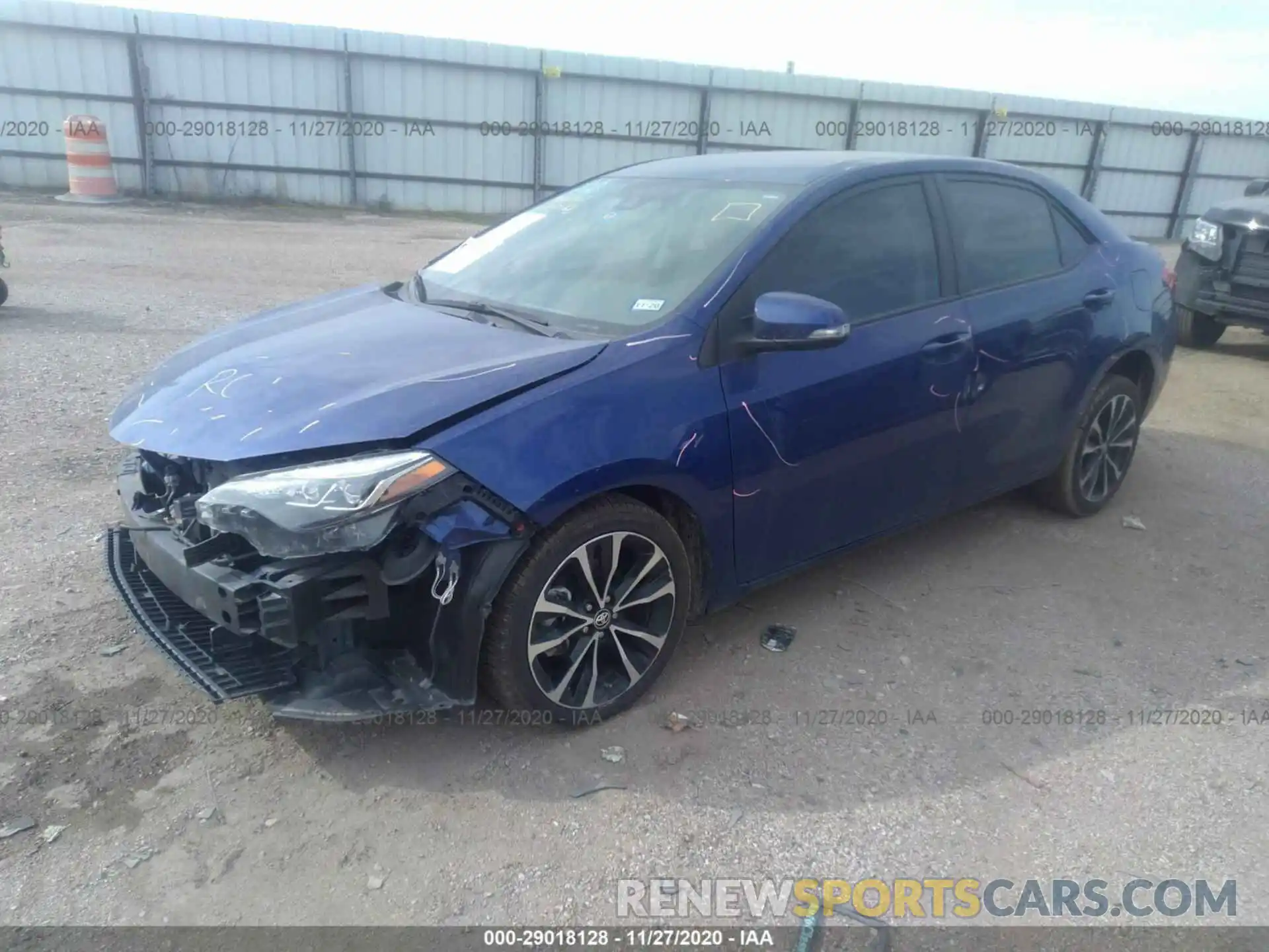 2 Photograph of a damaged car 5YFBURHEXKP859798 TOYOTA COROLLA 2019