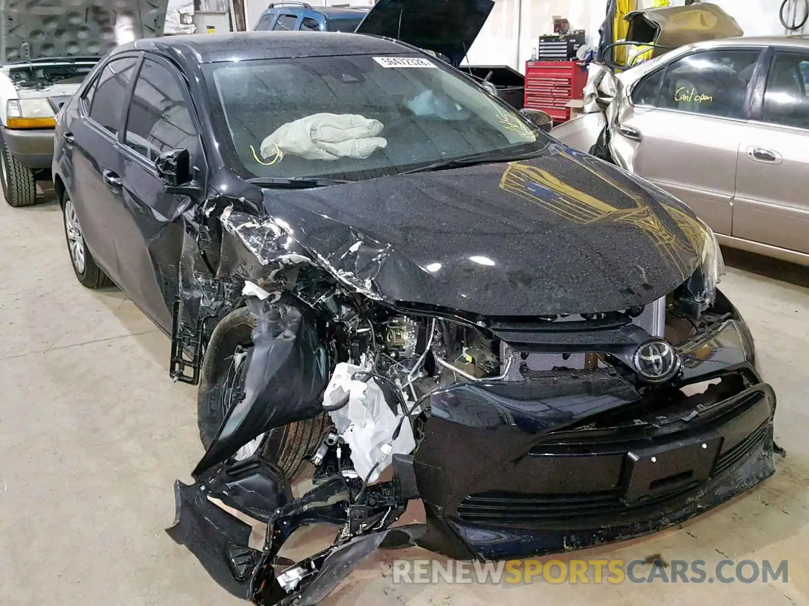 1 Photograph of a damaged car 5YFBURHEXKP859932 TOYOTA COROLLA 2019