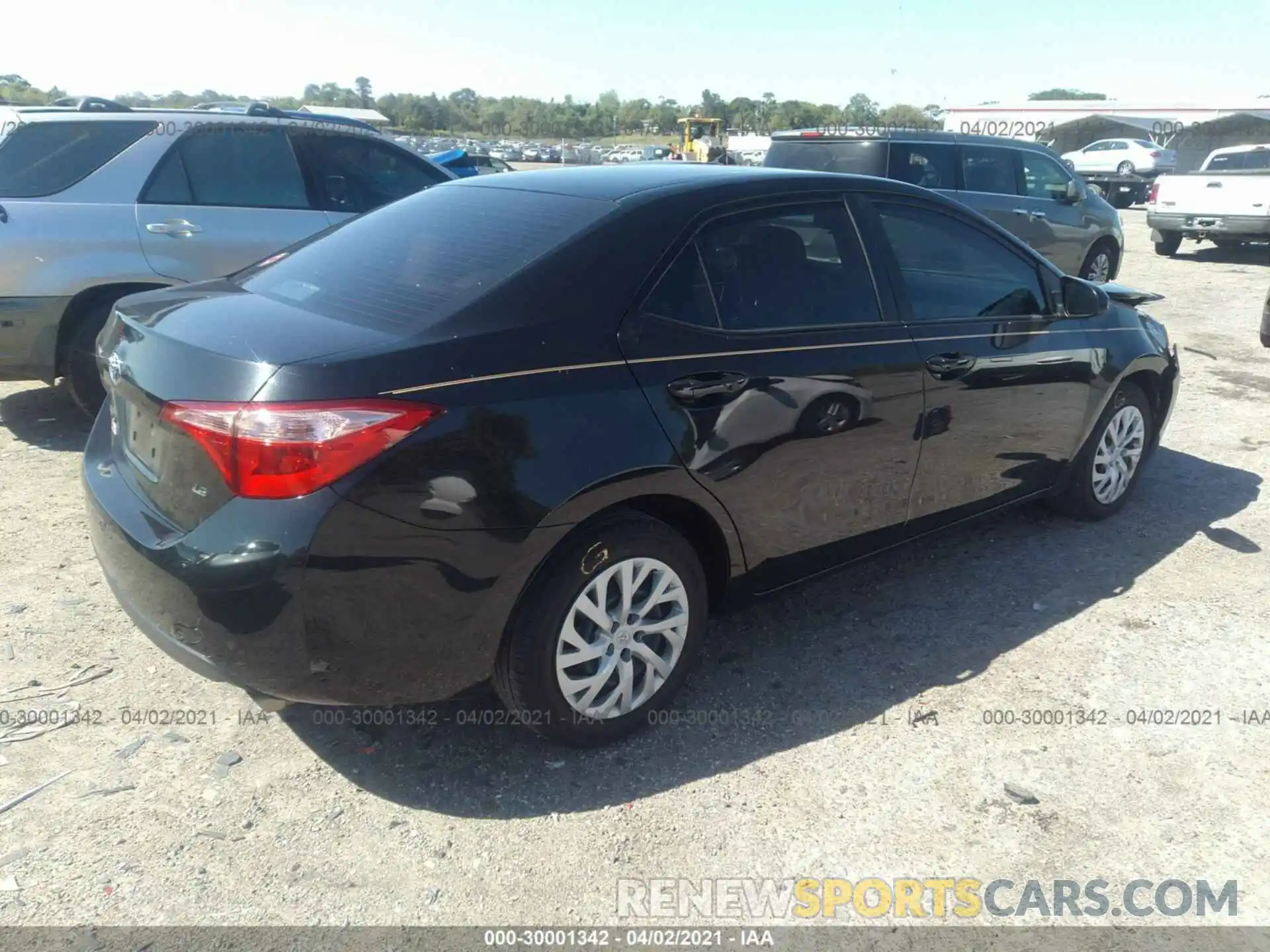 4 Photograph of a damaged car 5YFBURHEXKP860465 TOYOTA COROLLA 2019