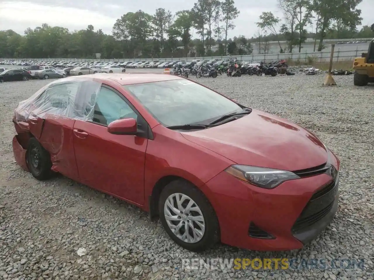 1 Photograph of a damaged car 5YFBURHEXKP860711 TOYOTA COROLLA 2019