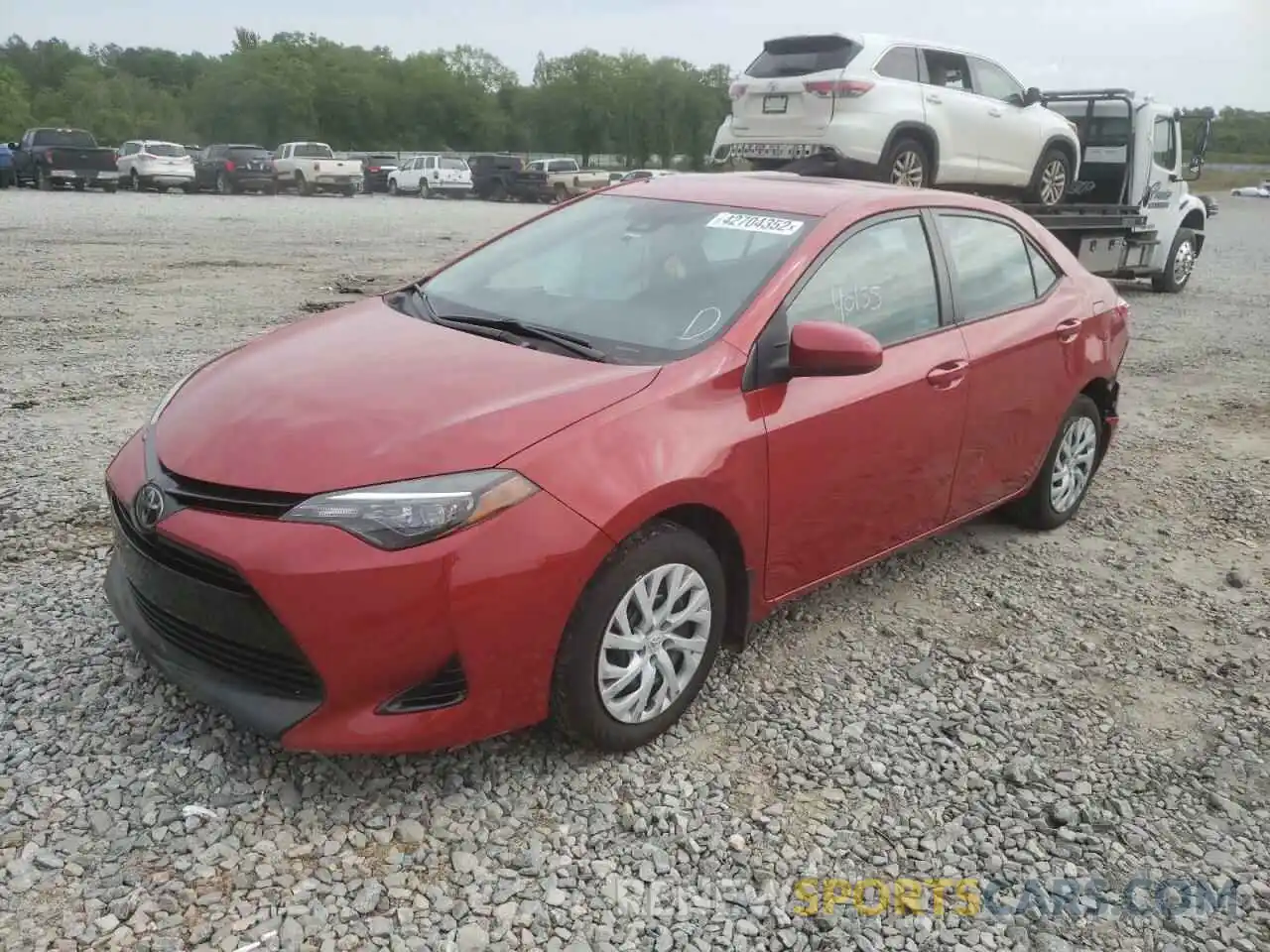 2 Photograph of a damaged car 5YFBURHEXKP860711 TOYOTA COROLLA 2019