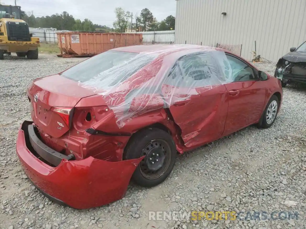 4 Photograph of a damaged car 5YFBURHEXKP860711 TOYOTA COROLLA 2019