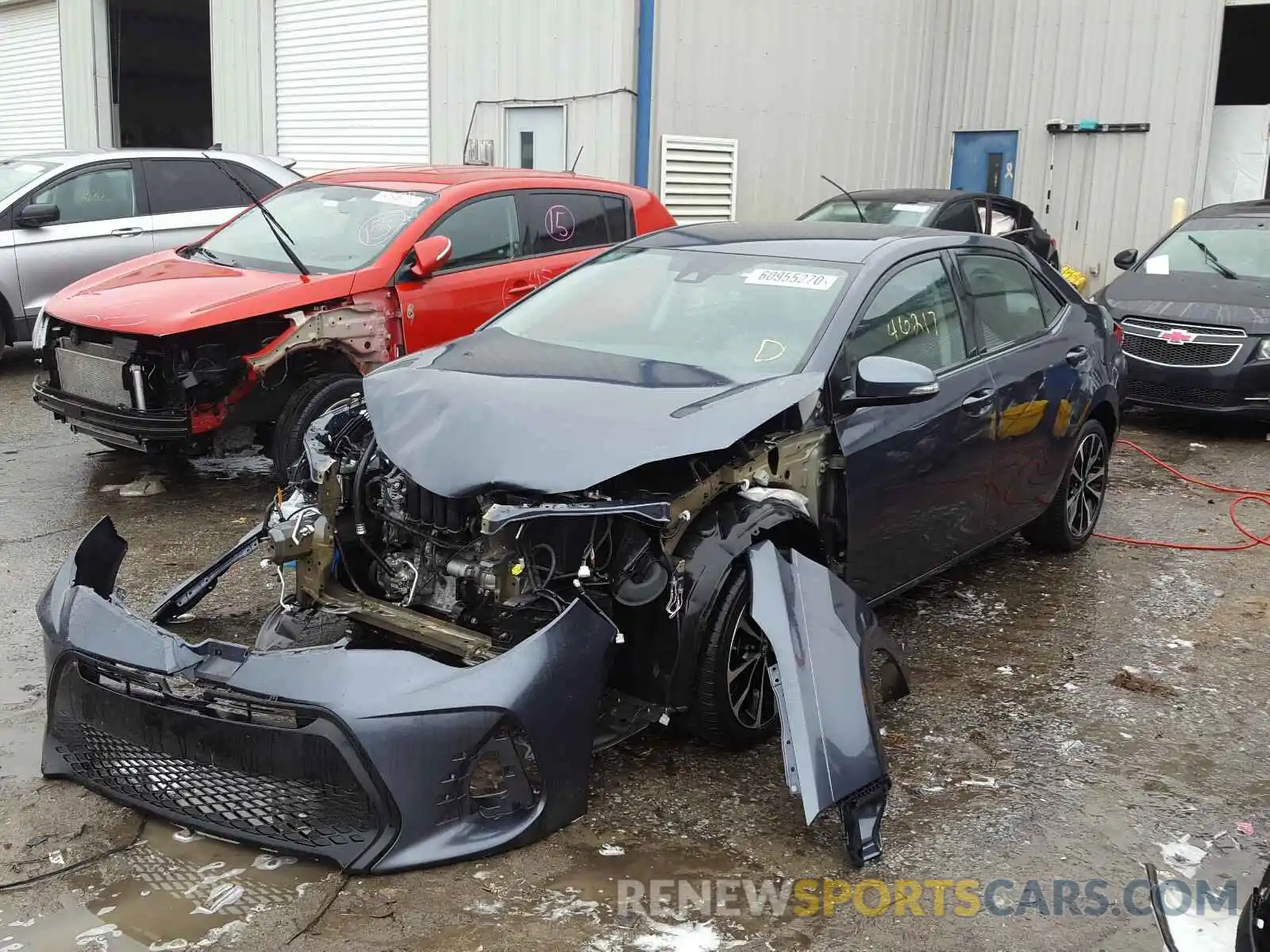 2 Photograph of a damaged car 5YFBURHEXKP861163 TOYOTA COROLLA 2019