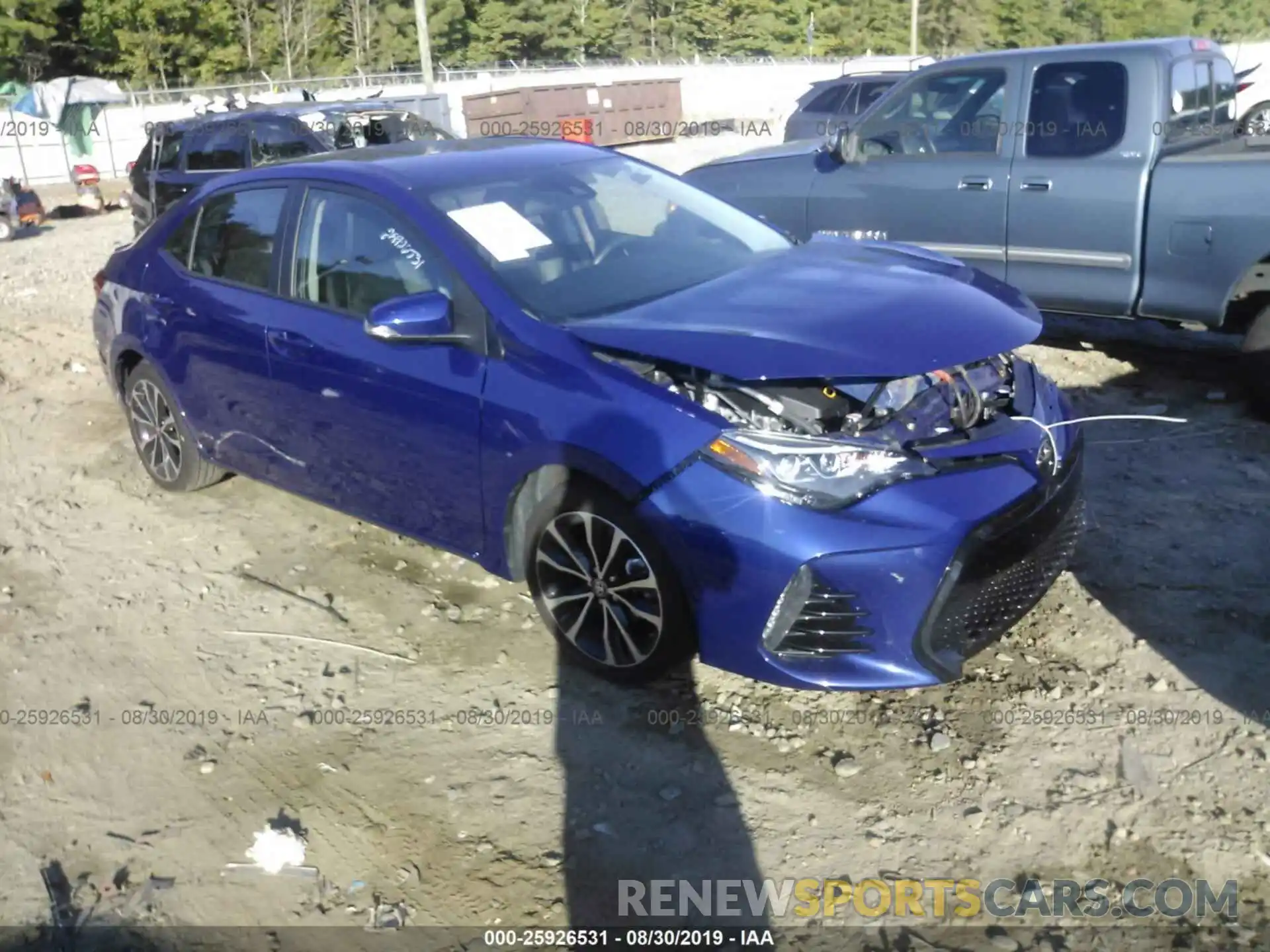 1 Photograph of a damaged car 5YFBURHEXKP861339 TOYOTA COROLLA 2019