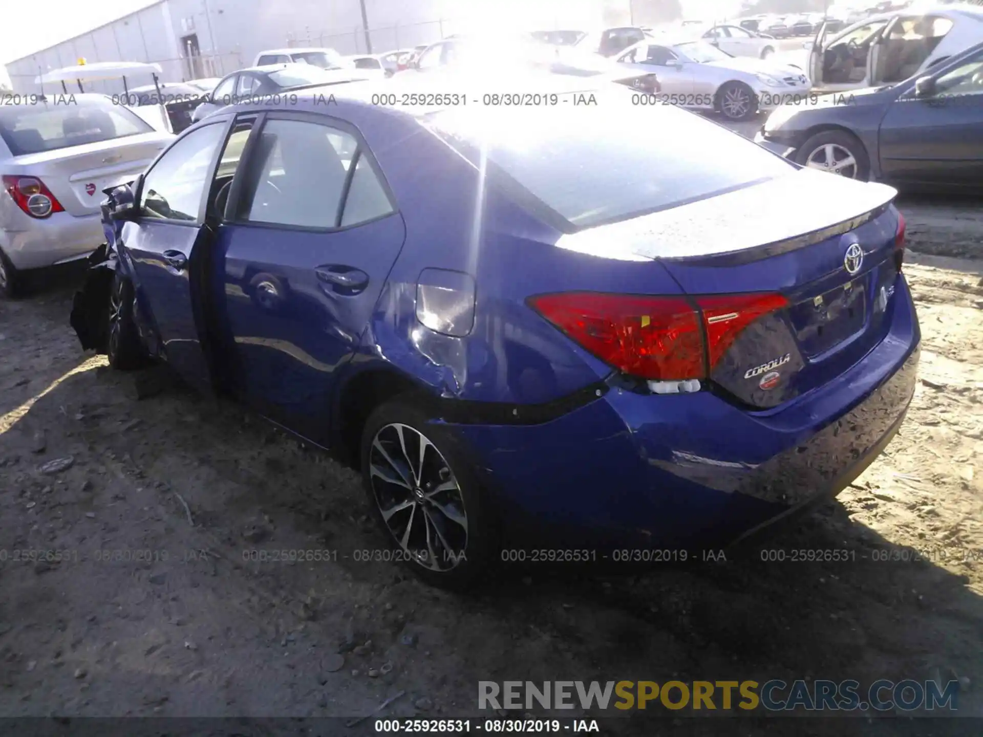 3 Photograph of a damaged car 5YFBURHEXKP861339 TOYOTA COROLLA 2019