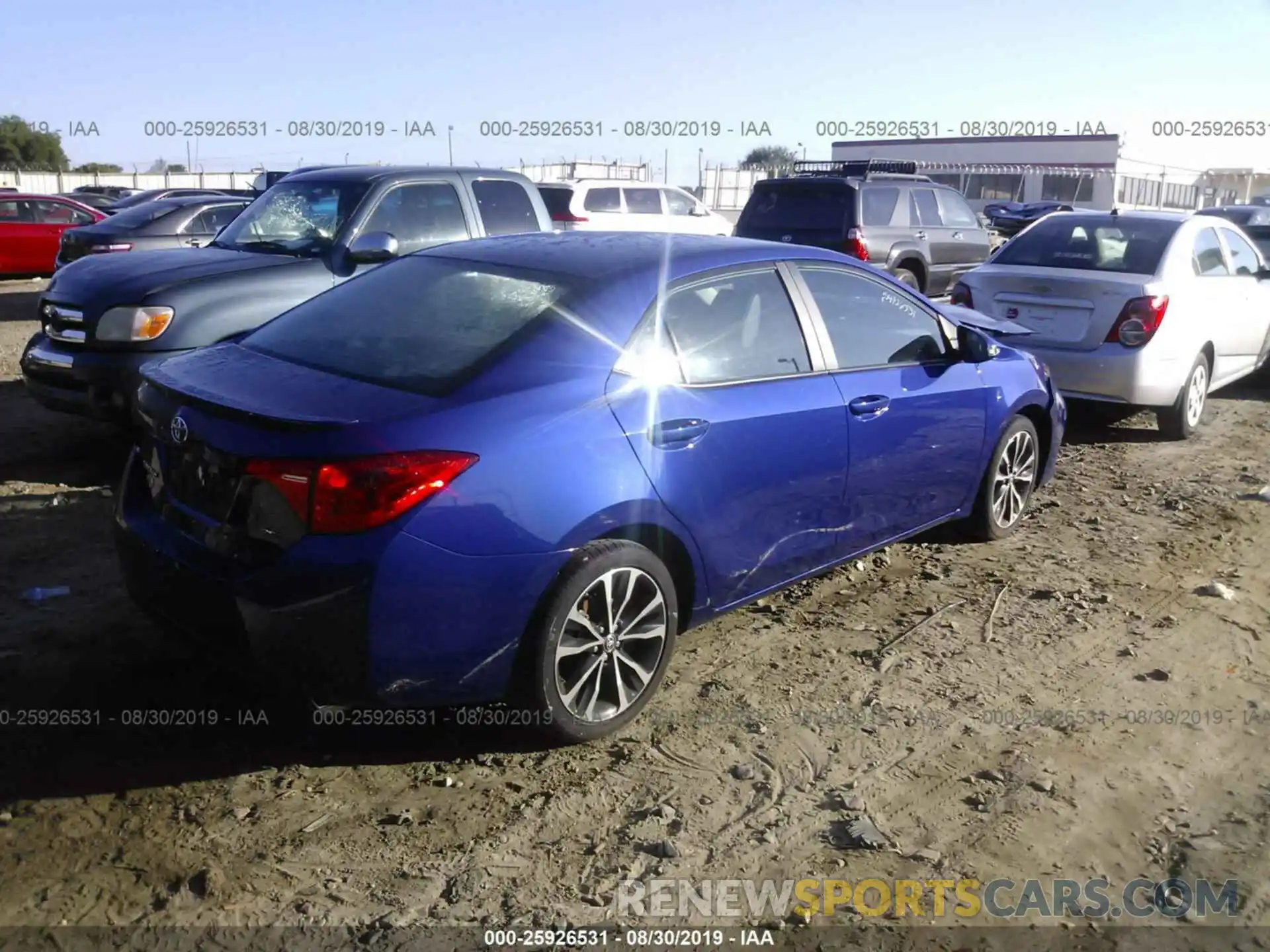 4 Photograph of a damaged car 5YFBURHEXKP861339 TOYOTA COROLLA 2019