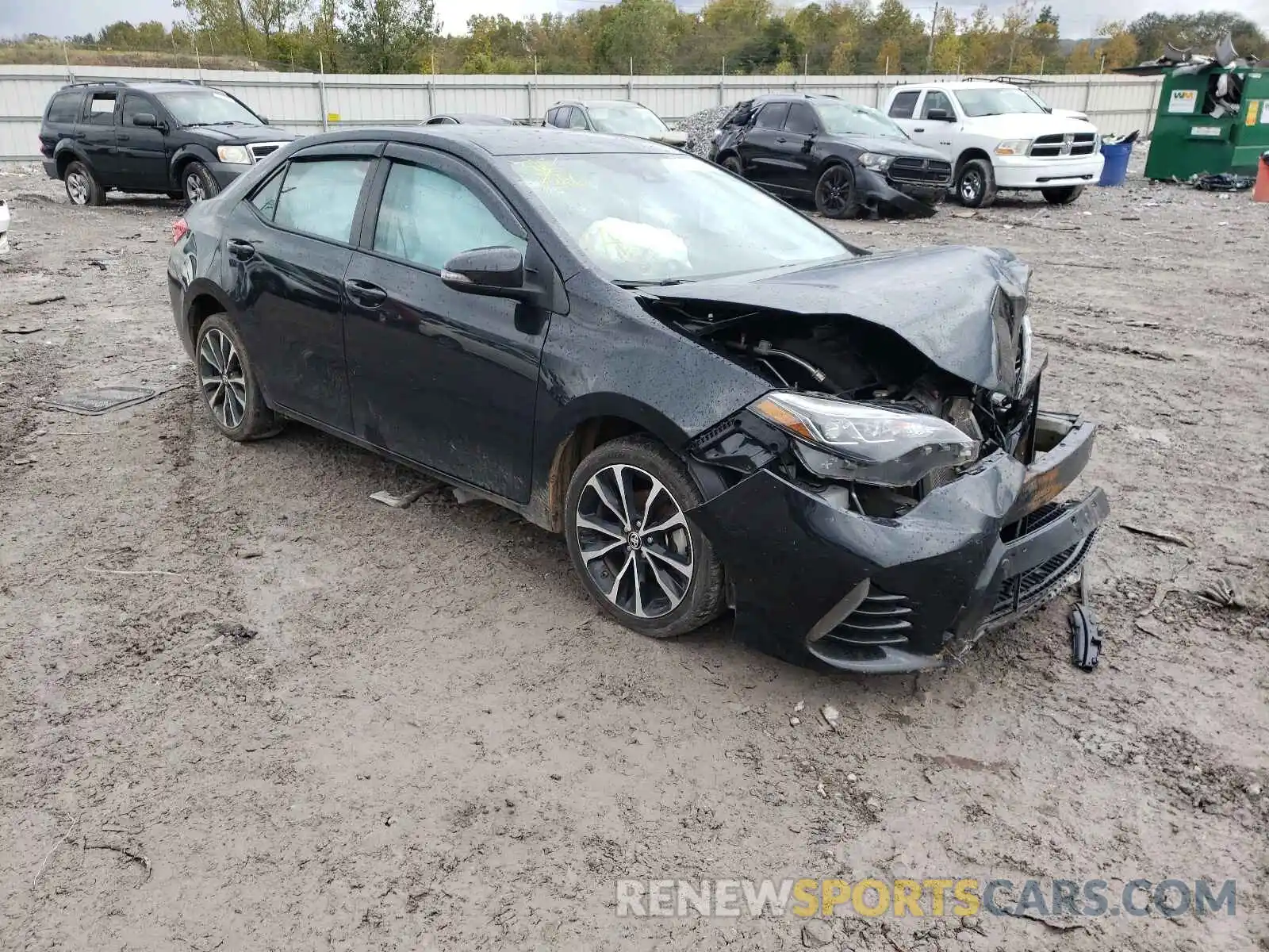 1 Photograph of a damaged car 5YFBURHEXKP861387 TOYOTA COROLLA 2019