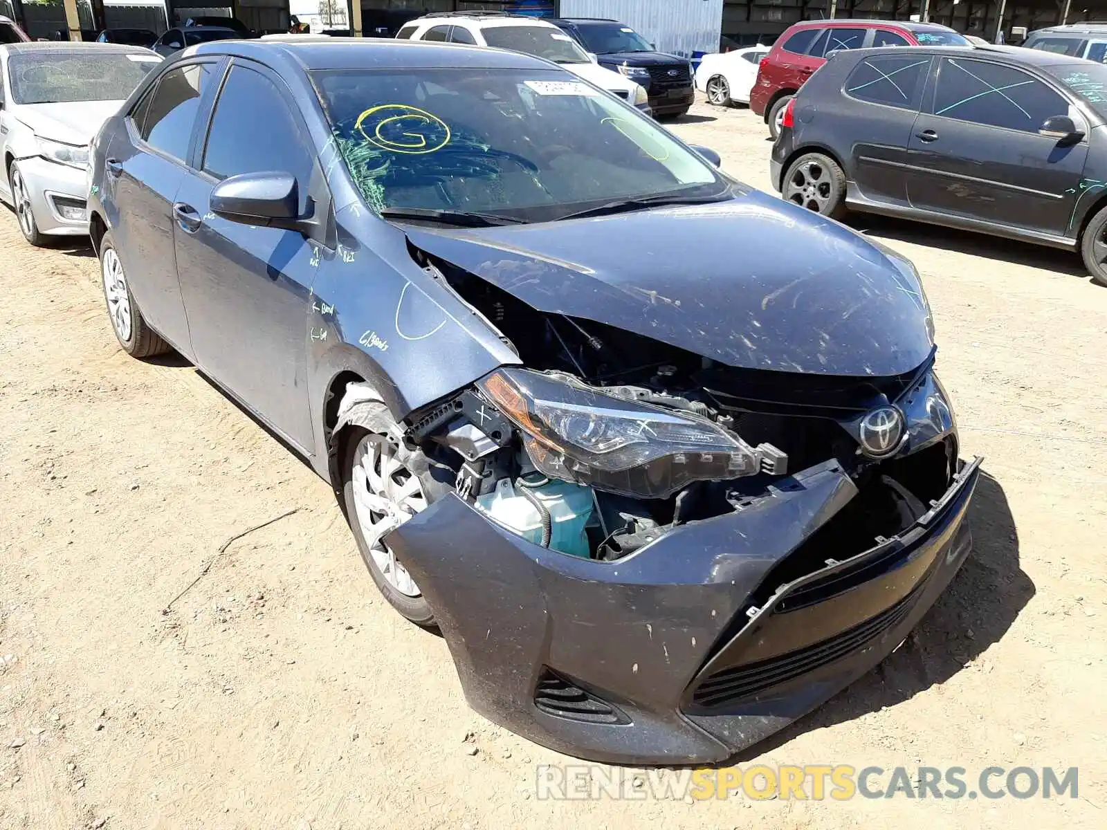 9 Photograph of a damaged car 5YFBURHEXKP862104 TOYOTA COROLLA 2019