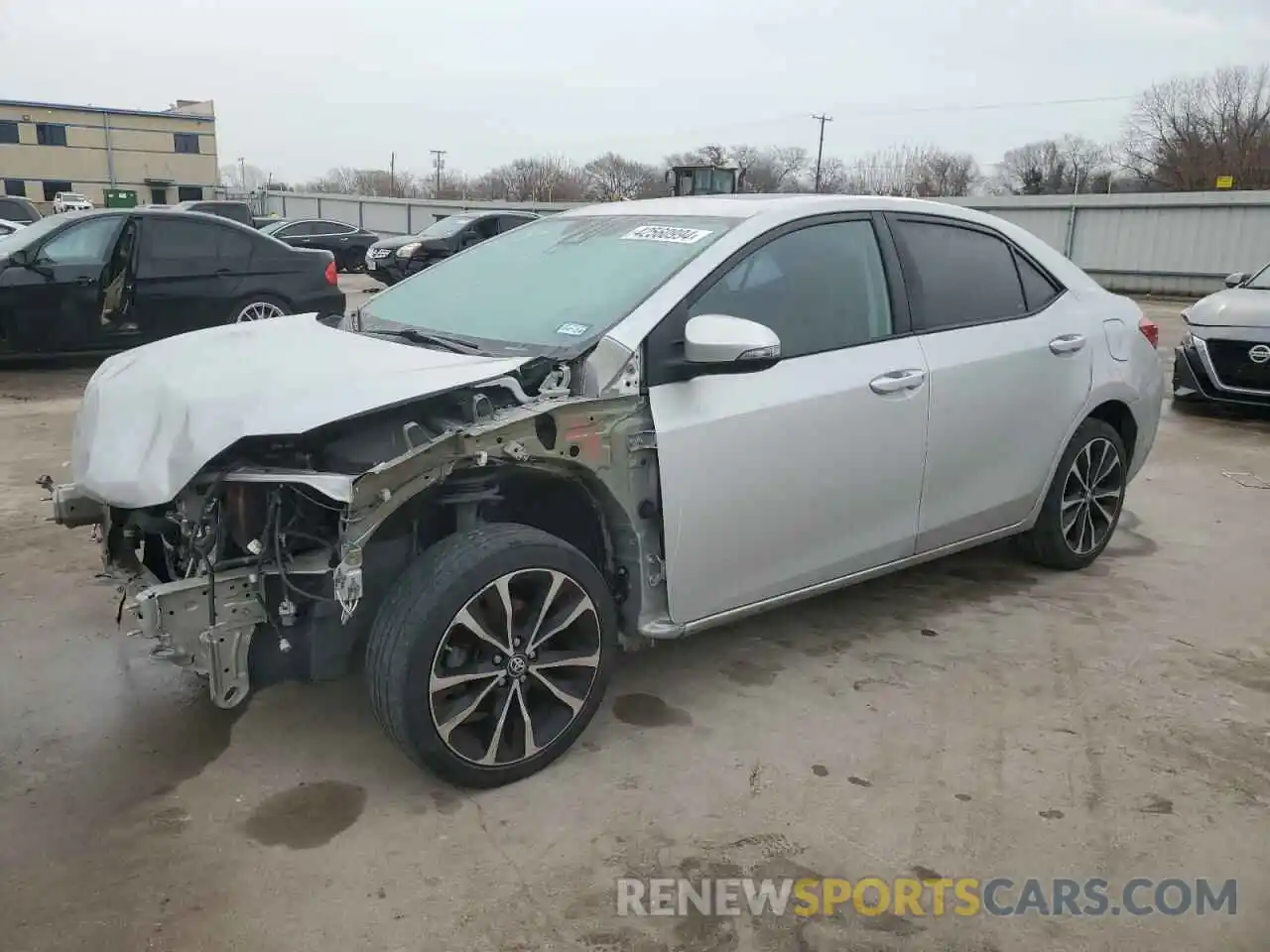 1 Photograph of a damaged car 5YFBURHEXKP862135 TOYOTA COROLLA 2019