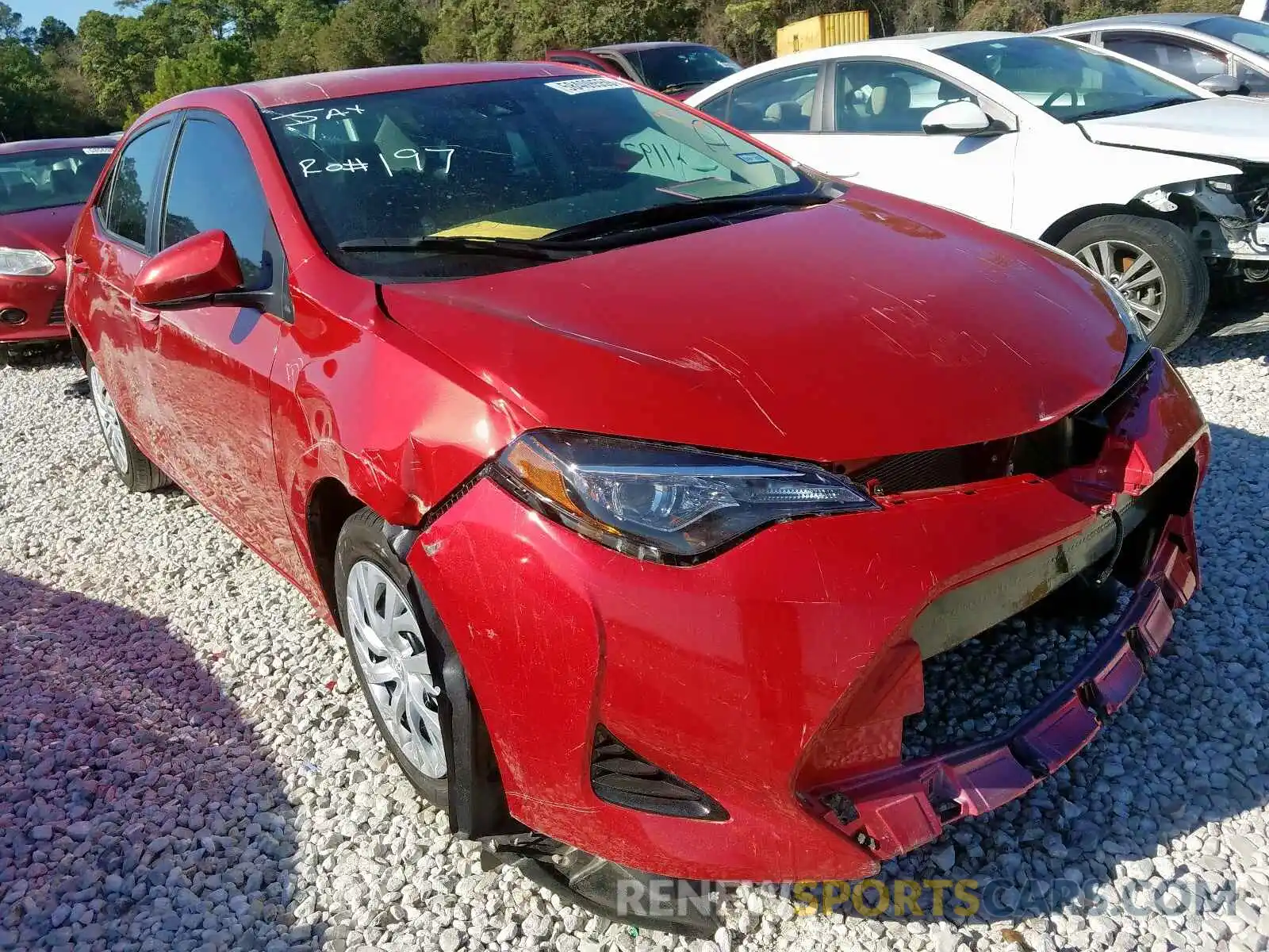 1 Photograph of a damaged car 5YFBURHEXKP862247 TOYOTA COROLLA 2019