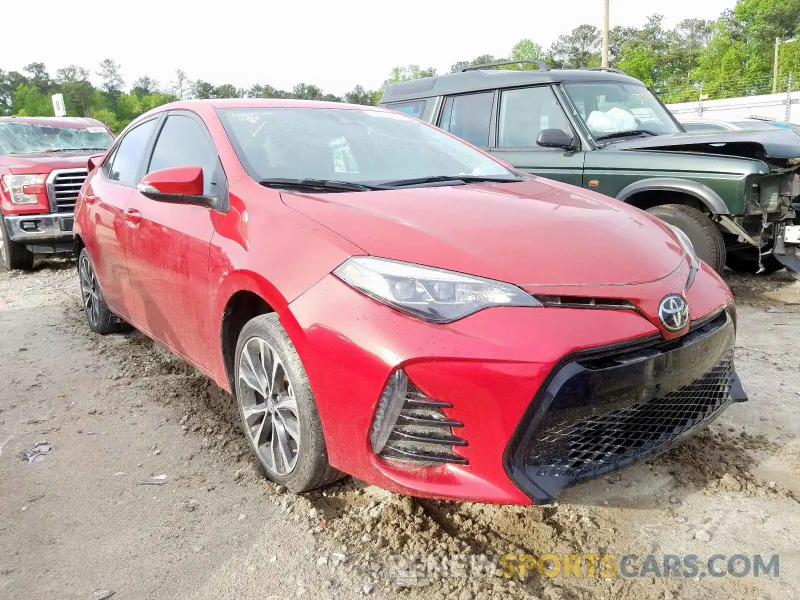 1 Photograph of a damaged car 5YFBURHEXKP862622 TOYOTA COROLLA 2019