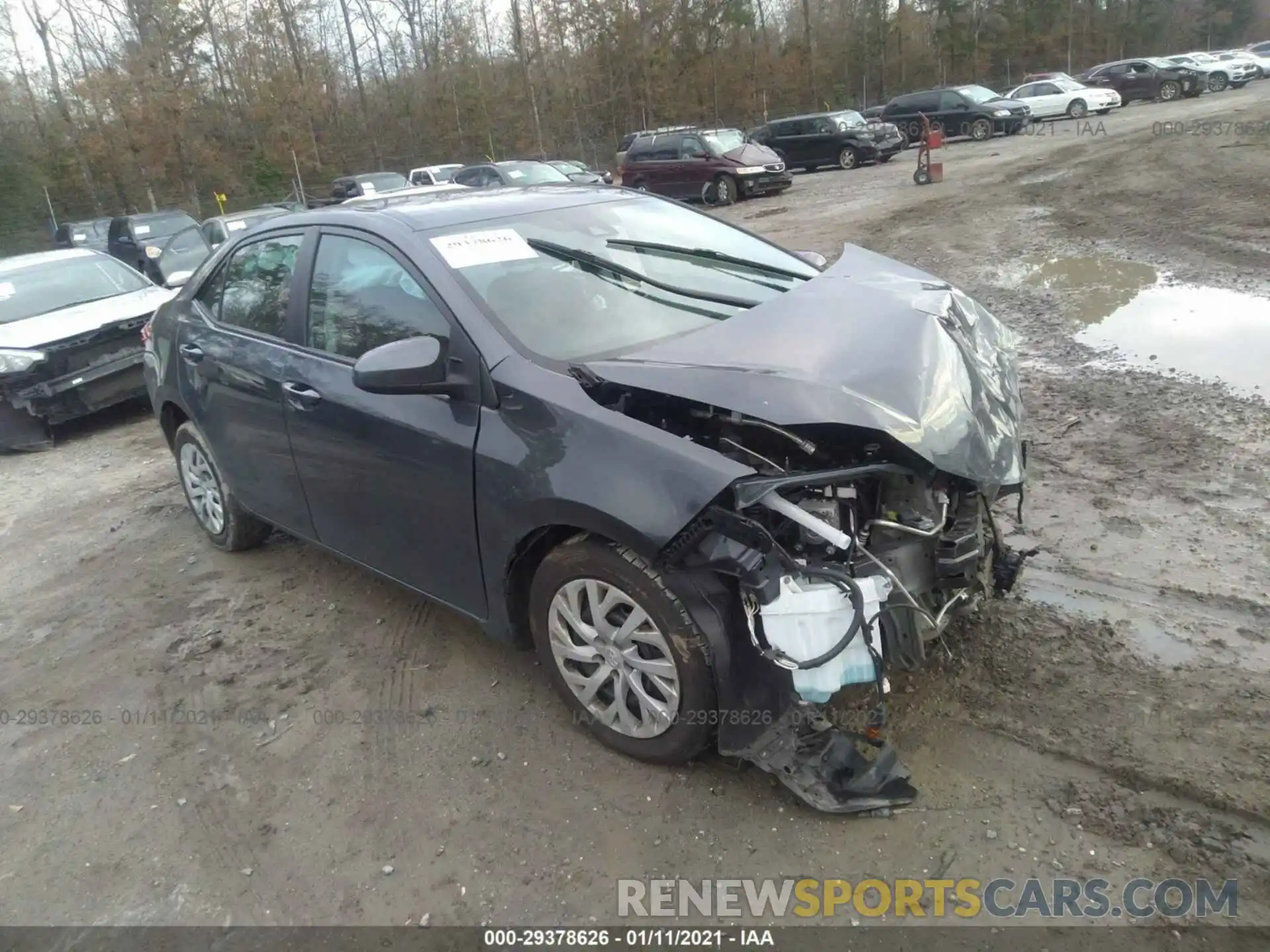 1 Photograph of a damaged car 5YFBURHEXKP862703 TOYOTA COROLLA 2019