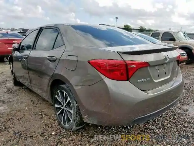 3 Photograph of a damaged car 5YFBURHEXKP862975 TOYOTA COROLLA 2019