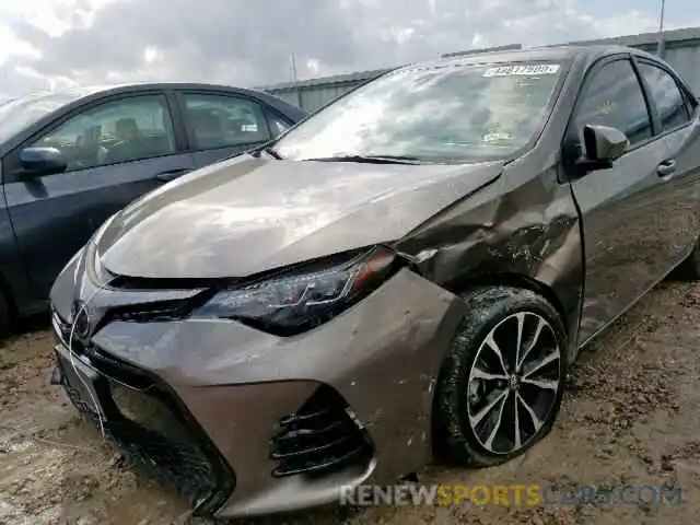 9 Photograph of a damaged car 5YFBURHEXKP862975 TOYOTA COROLLA 2019