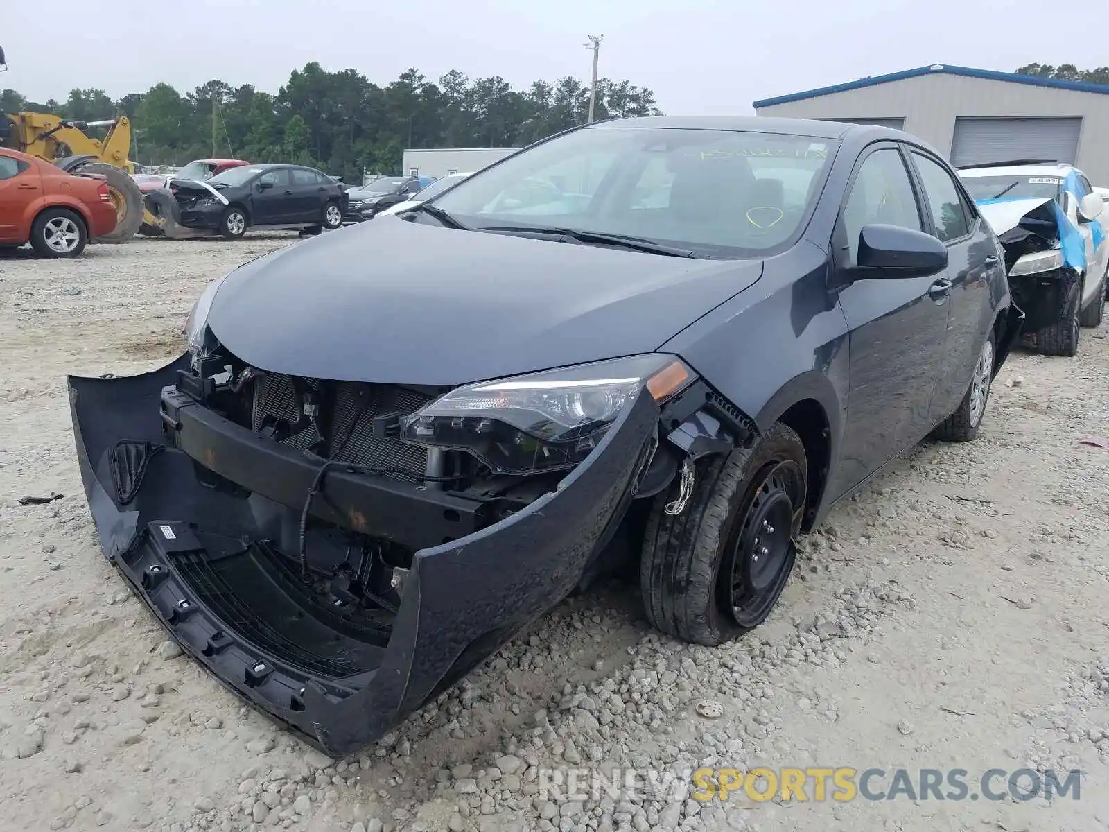 2 Photograph of a damaged car 5YFBURHEXKP863477 TOYOTA COROLLA 2019