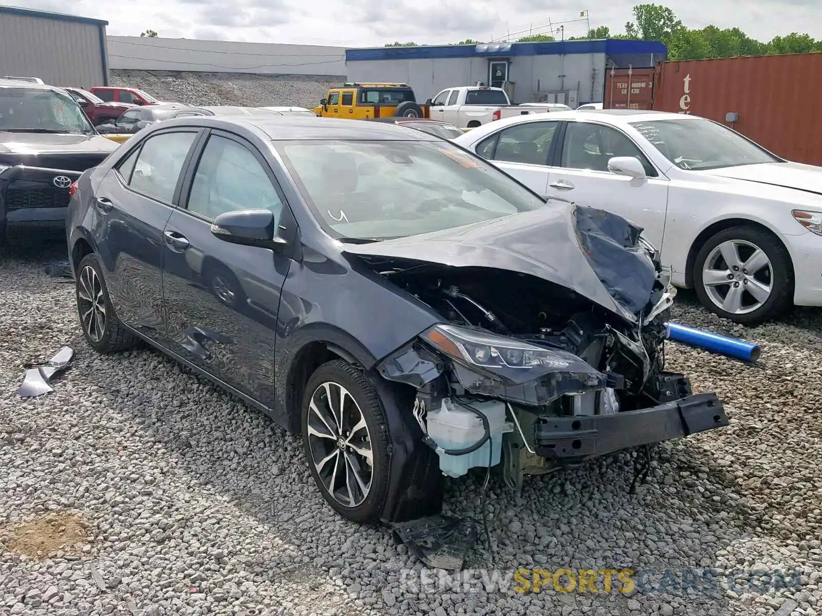 1 Photograph of a damaged car 5YFBURHEXKP863706 TOYOTA COROLLA 2019