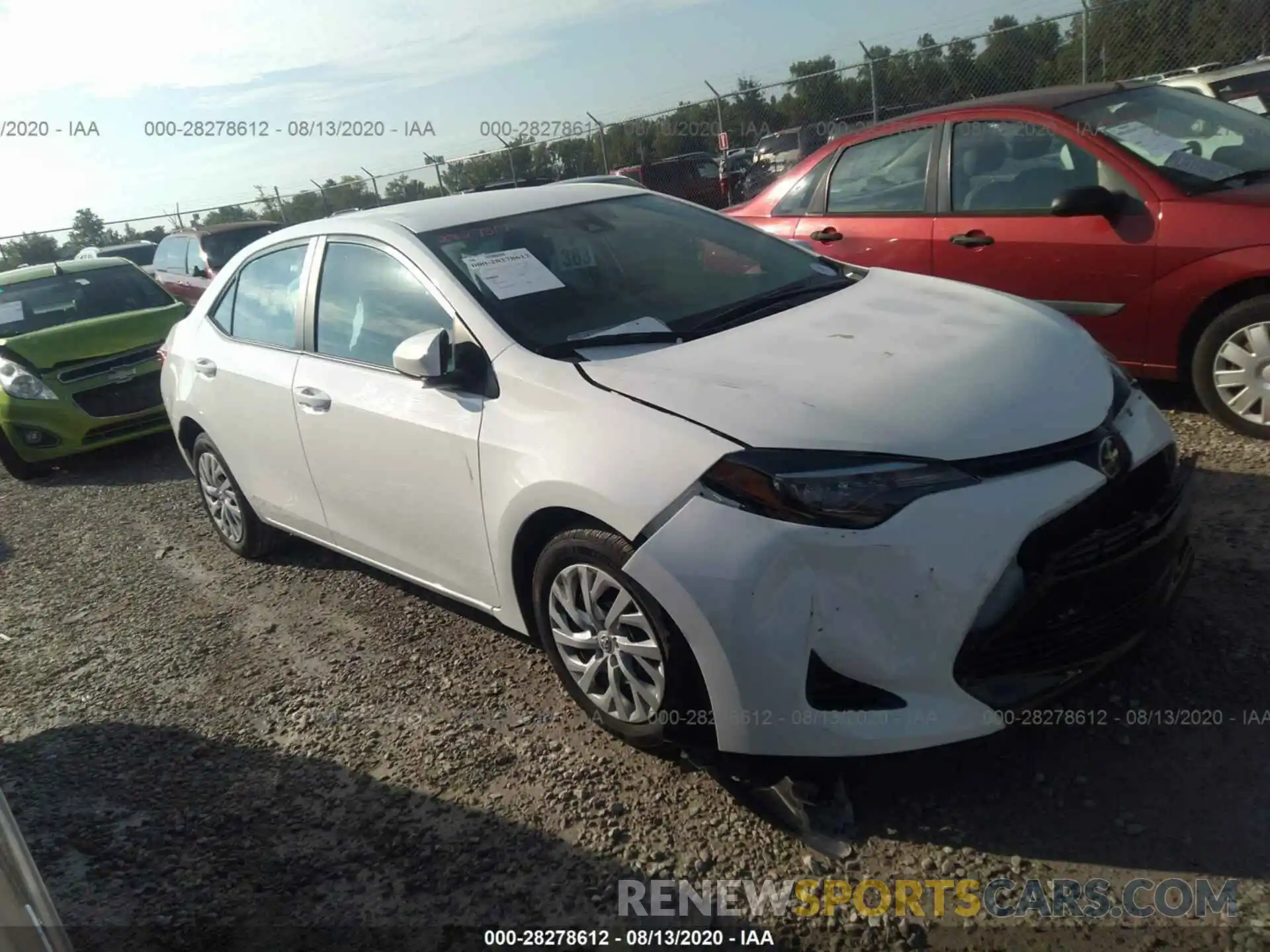 1 Photograph of a damaged car 5YFBURHEXKP863768 TOYOTA COROLLA 2019