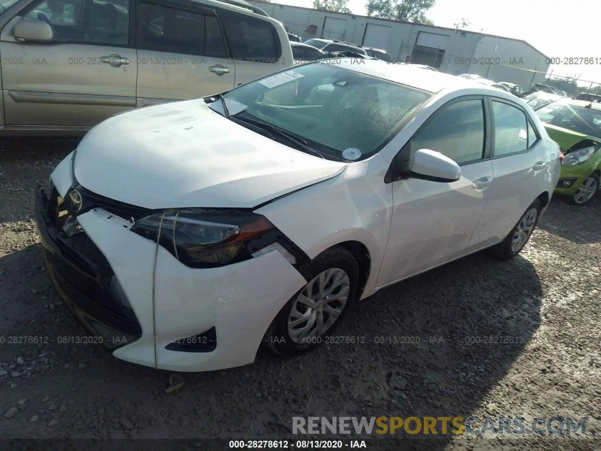 2 Photograph of a damaged car 5YFBURHEXKP863768 TOYOTA COROLLA 2019