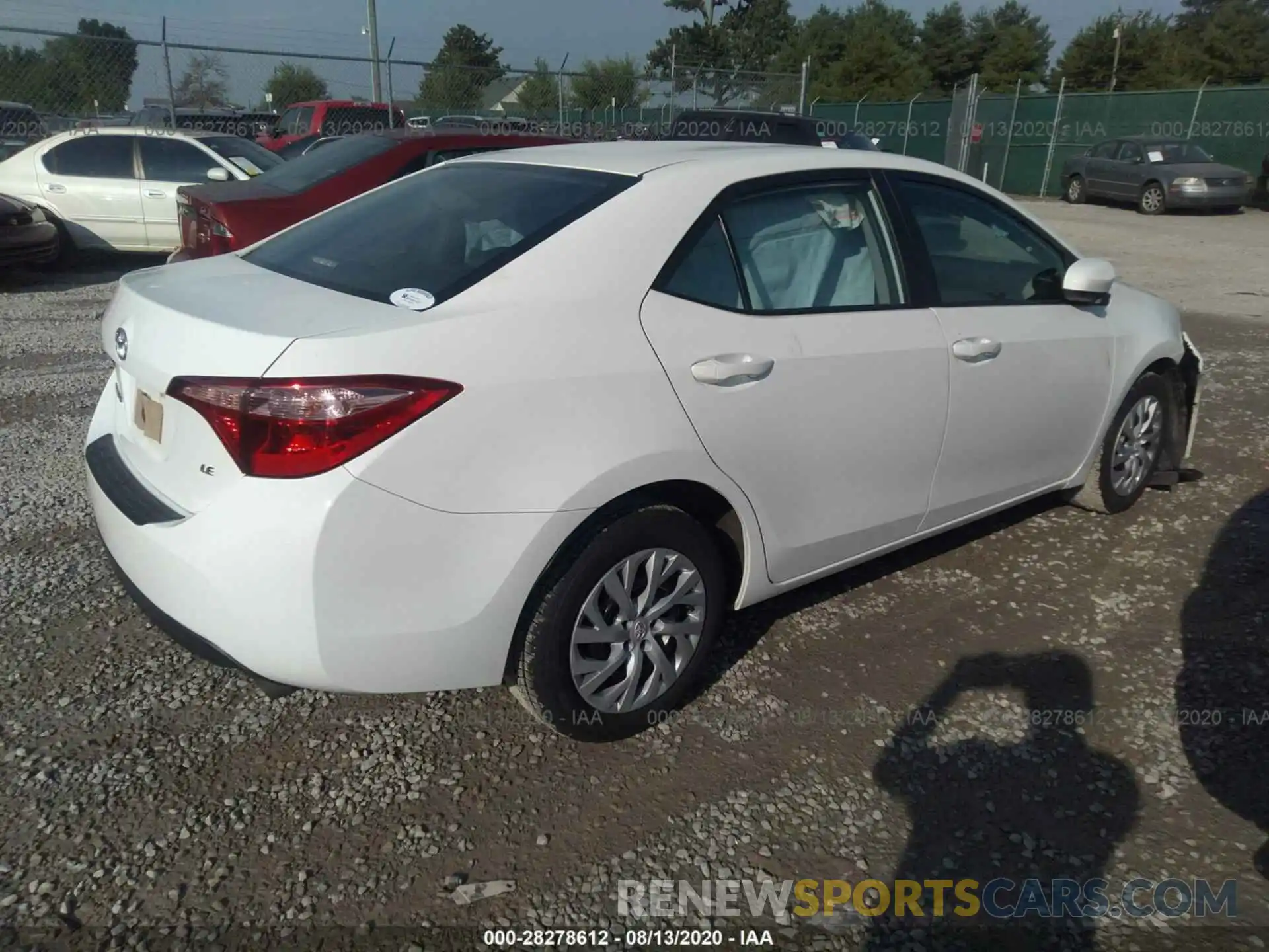 4 Photograph of a damaged car 5YFBURHEXKP863768 TOYOTA COROLLA 2019