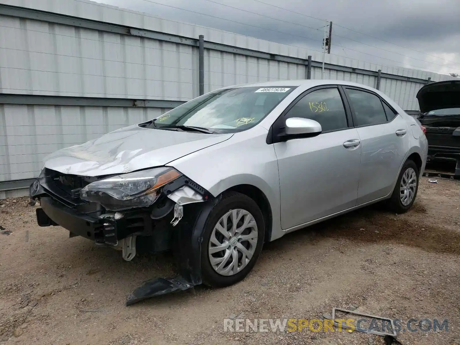 2 Photograph of a damaged car 5YFBURHEXKP865391 TOYOTA COROLLA 2019